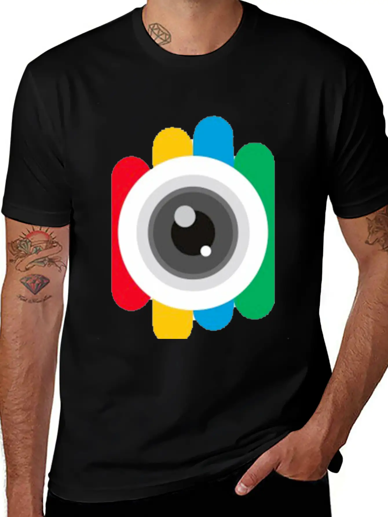 Eye Camera Unisex Casual T-Shirt – Clean Design For Daily Comfort