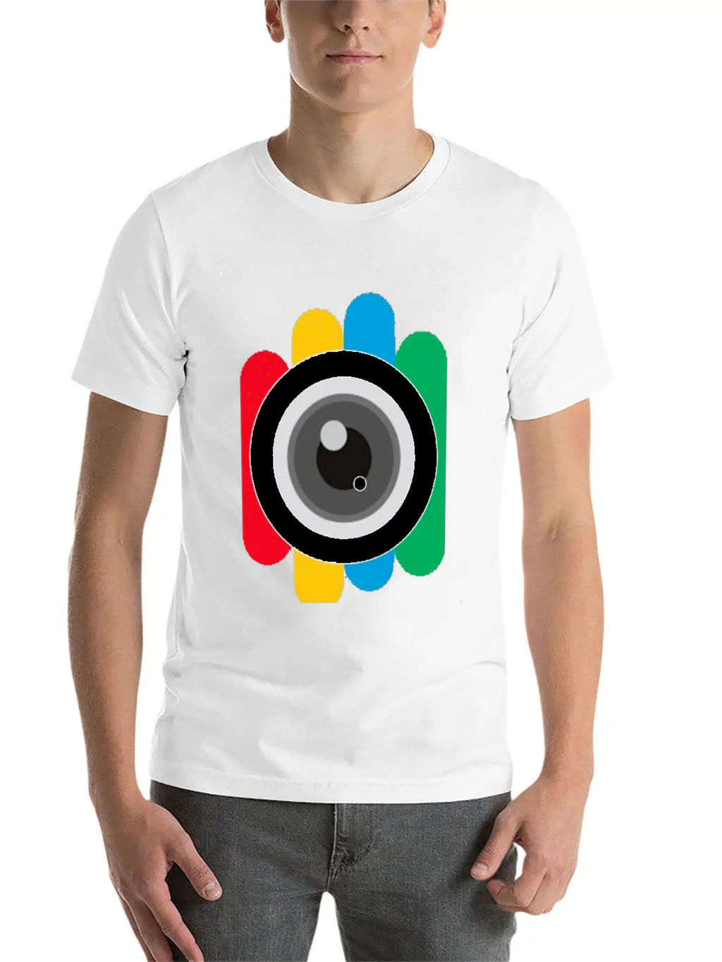 Eye Camera Unisex Casual T-Shirt – Clean Design For Daily Comfort