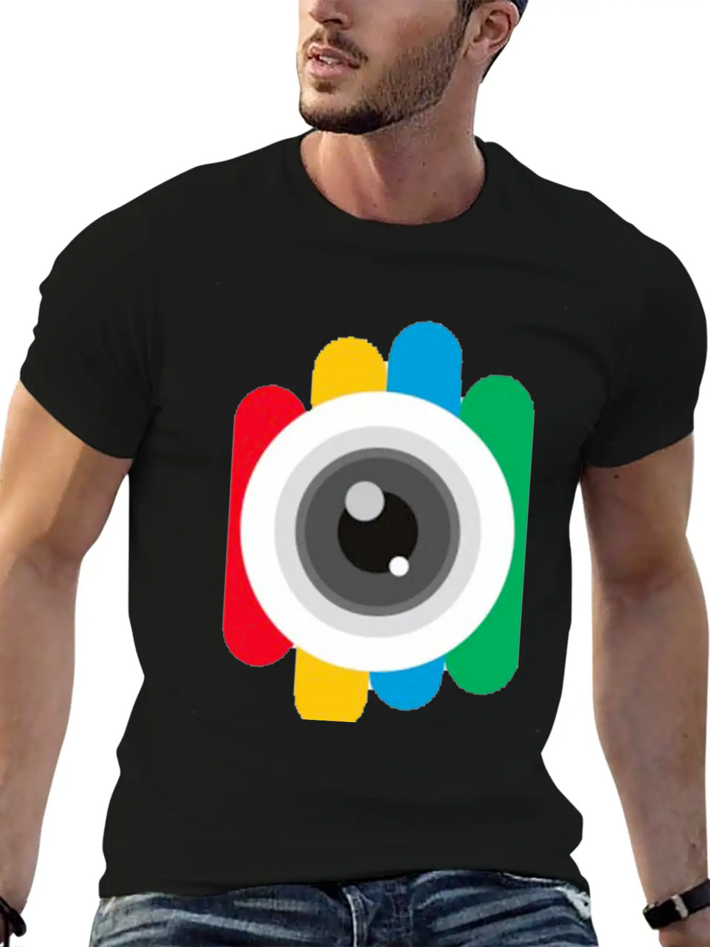 Eye Camera Unisex Casual T-Shirt – Clean Design For Daily Comfort