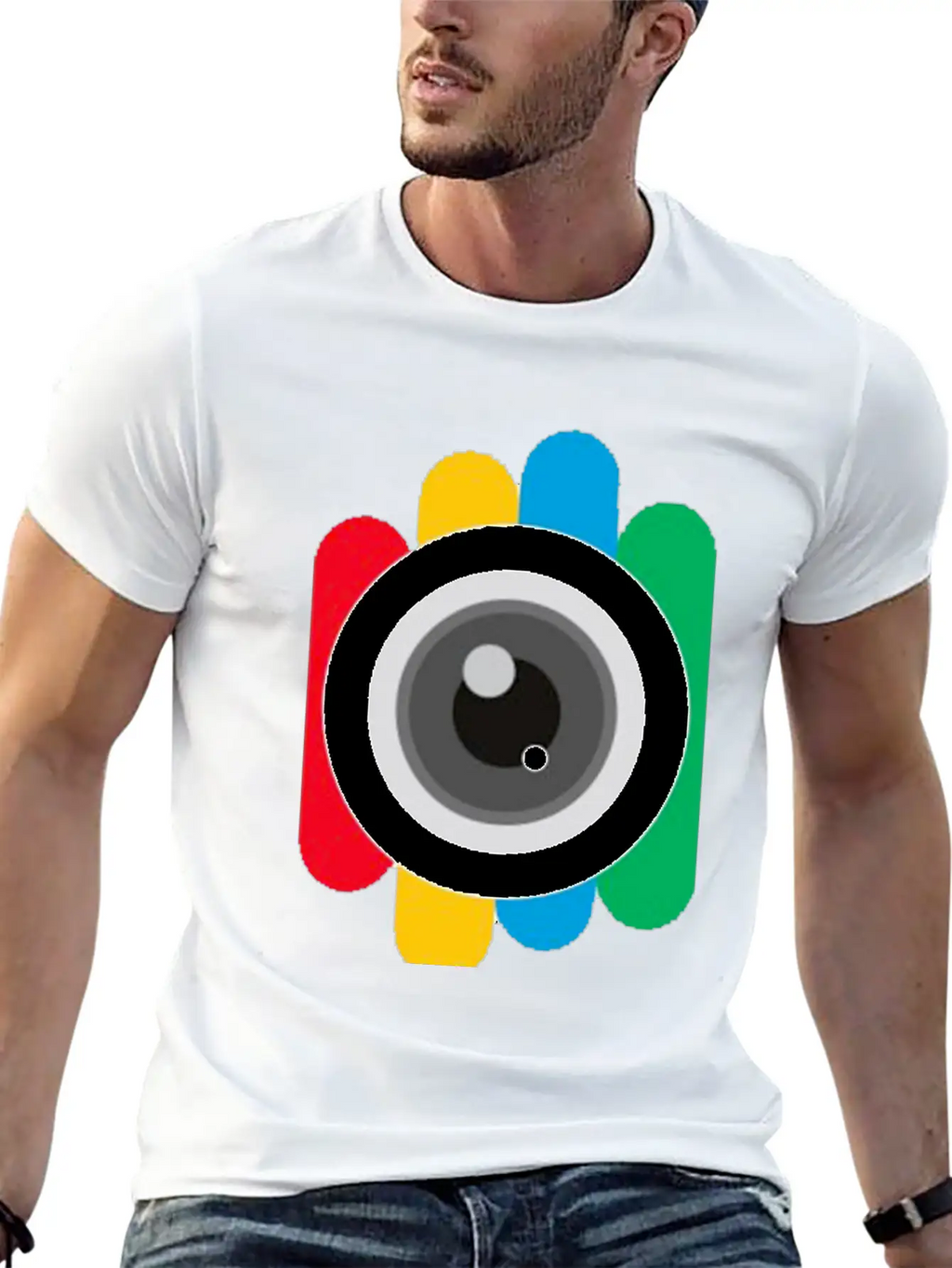 Eye Camera Unisex Casual T-Shirt – Clean Design For Daily Comfort