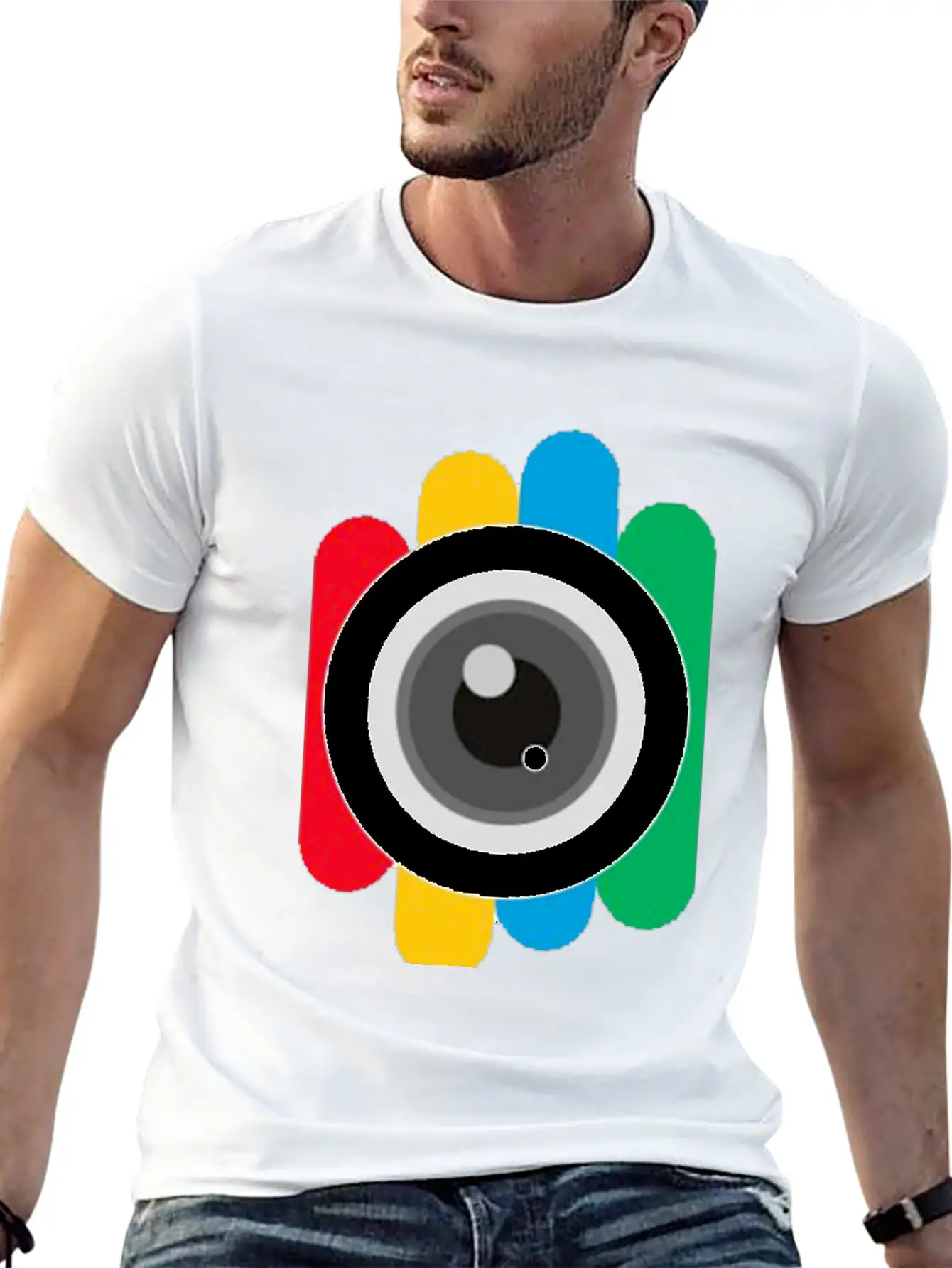 Eye Camera Unisex Casual T-Shirt – Clean Design For Daily Comfort