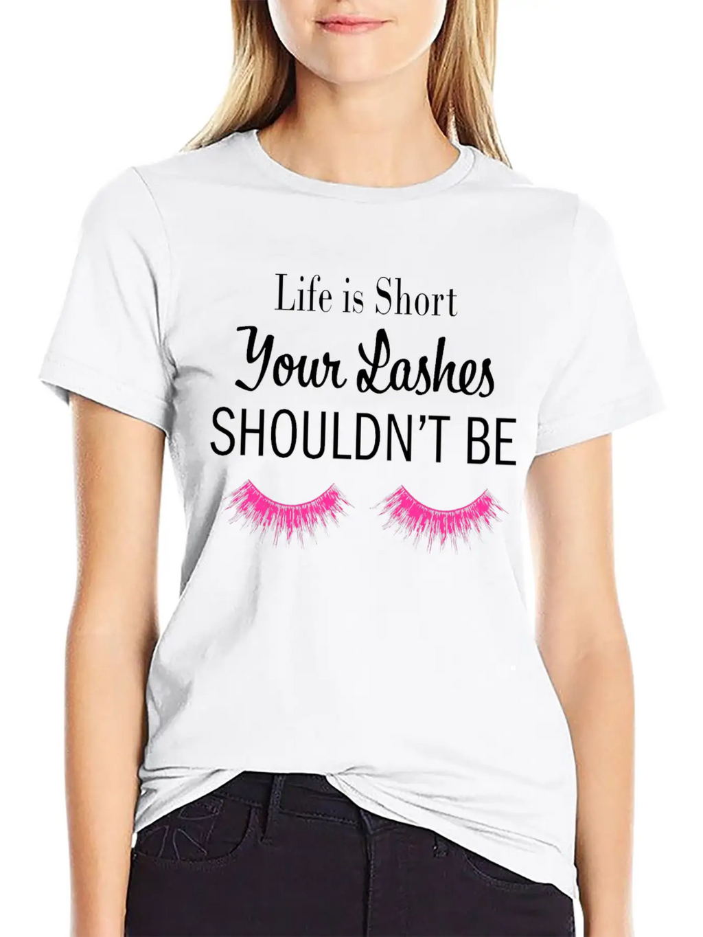 Eye Lashes, Bangs, Behavior, Appearance, Buzz Cut Stylish Everyday T-Shirt – Unisex Basic Cotton Tee
