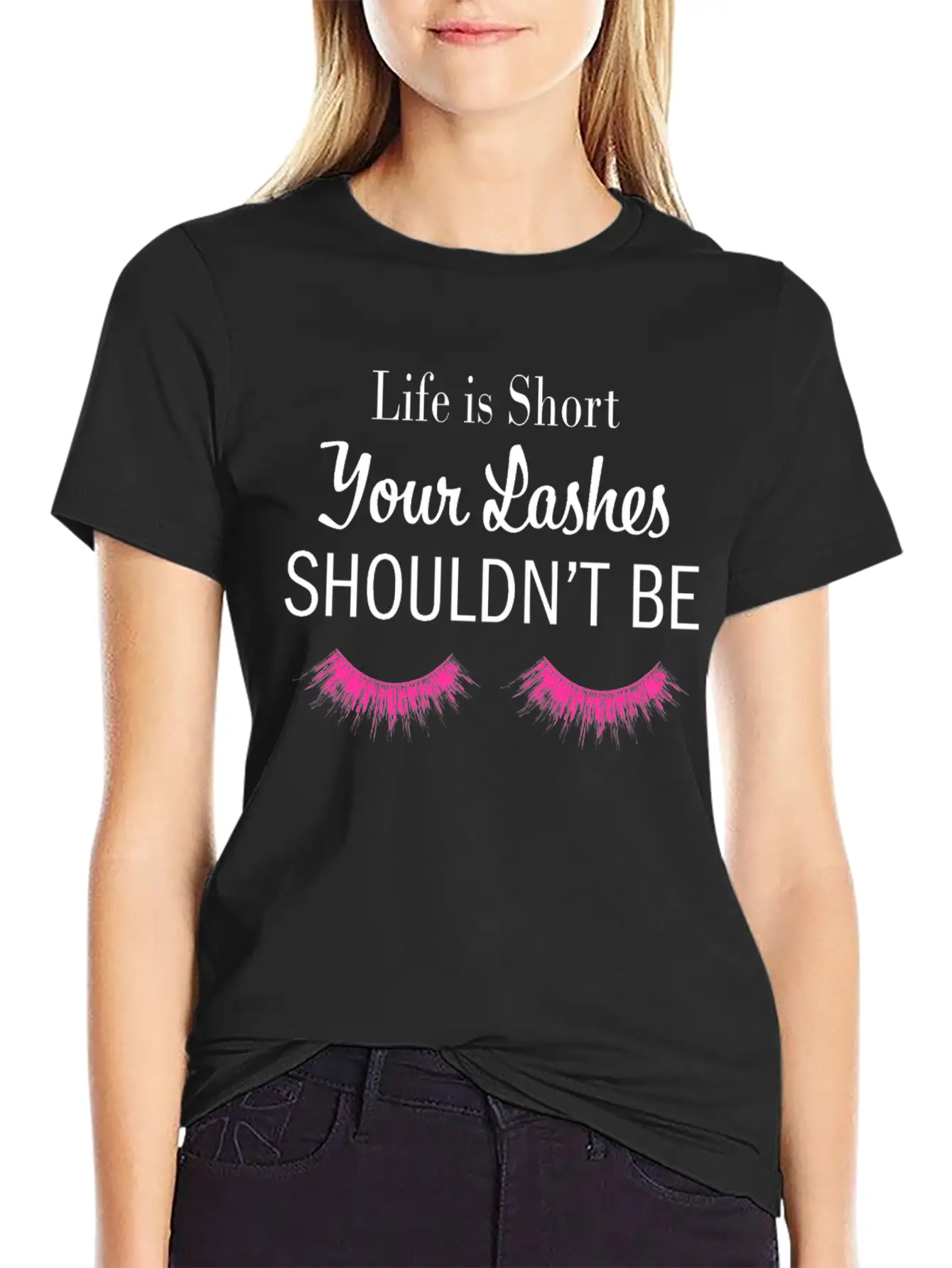 Eye Lashes, Bangs, Behavior, Appearance, Buzz Cut Stylish Everyday T-Shirt – Unisex Basic Cotton Tee