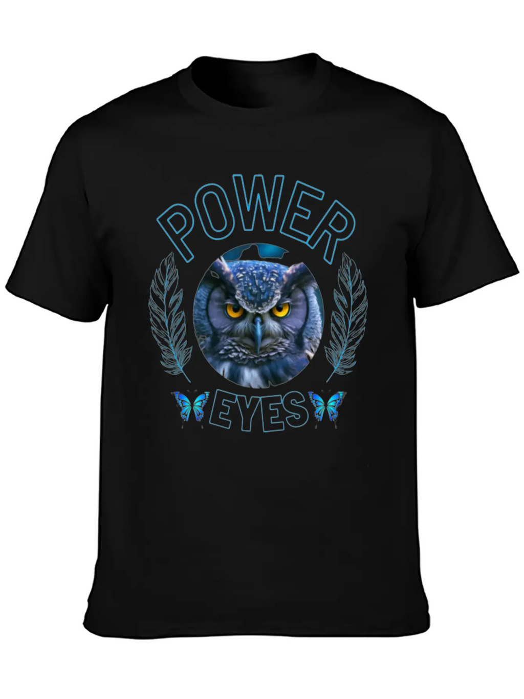 EYES OF OWL Unisex Casual T-Shirt – Clean Design For Daily Comfort