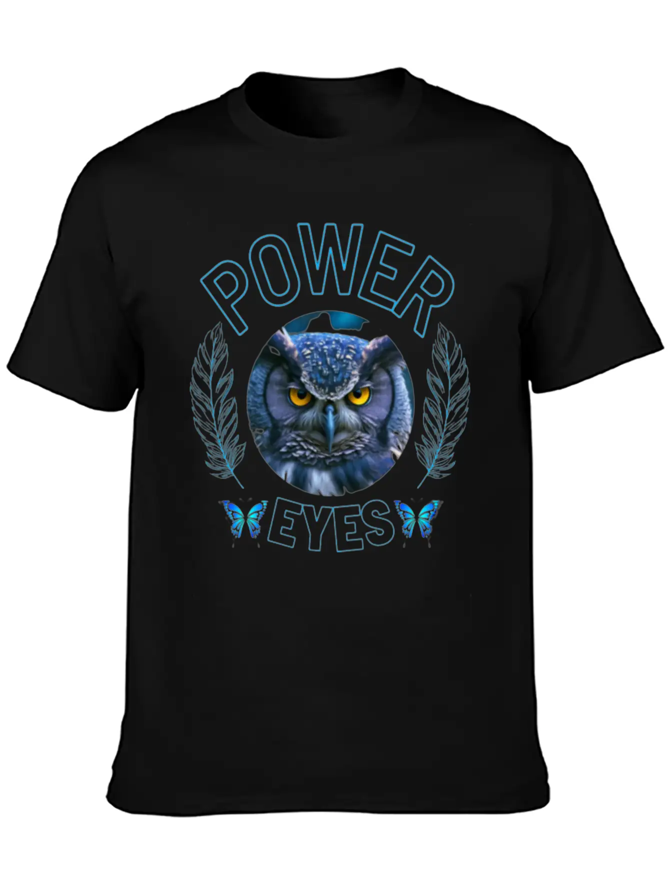 EYES OF OWL Unisex Casual T-Shirt – Clean Design For Daily Comfort