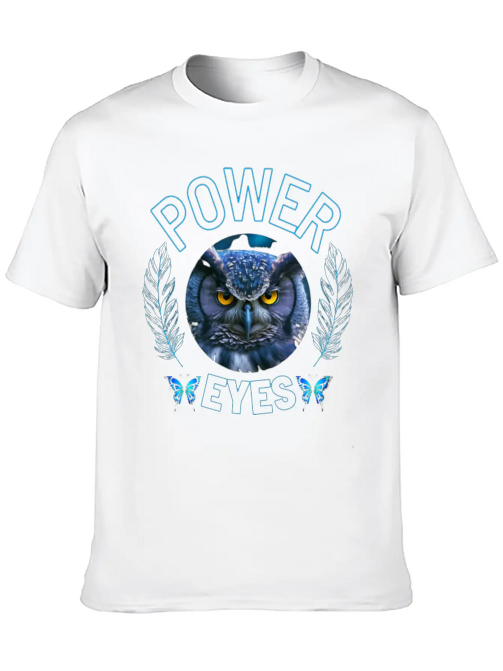 EYES OF OWL Unisex Casual T-Shirt – Clean Design For Daily Comfort