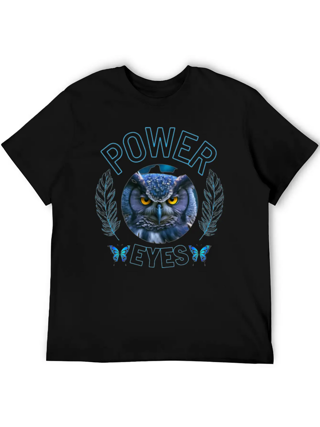 EYES OF OWL Unisex Casual T-Shirt – Clean Design For Daily Comfort