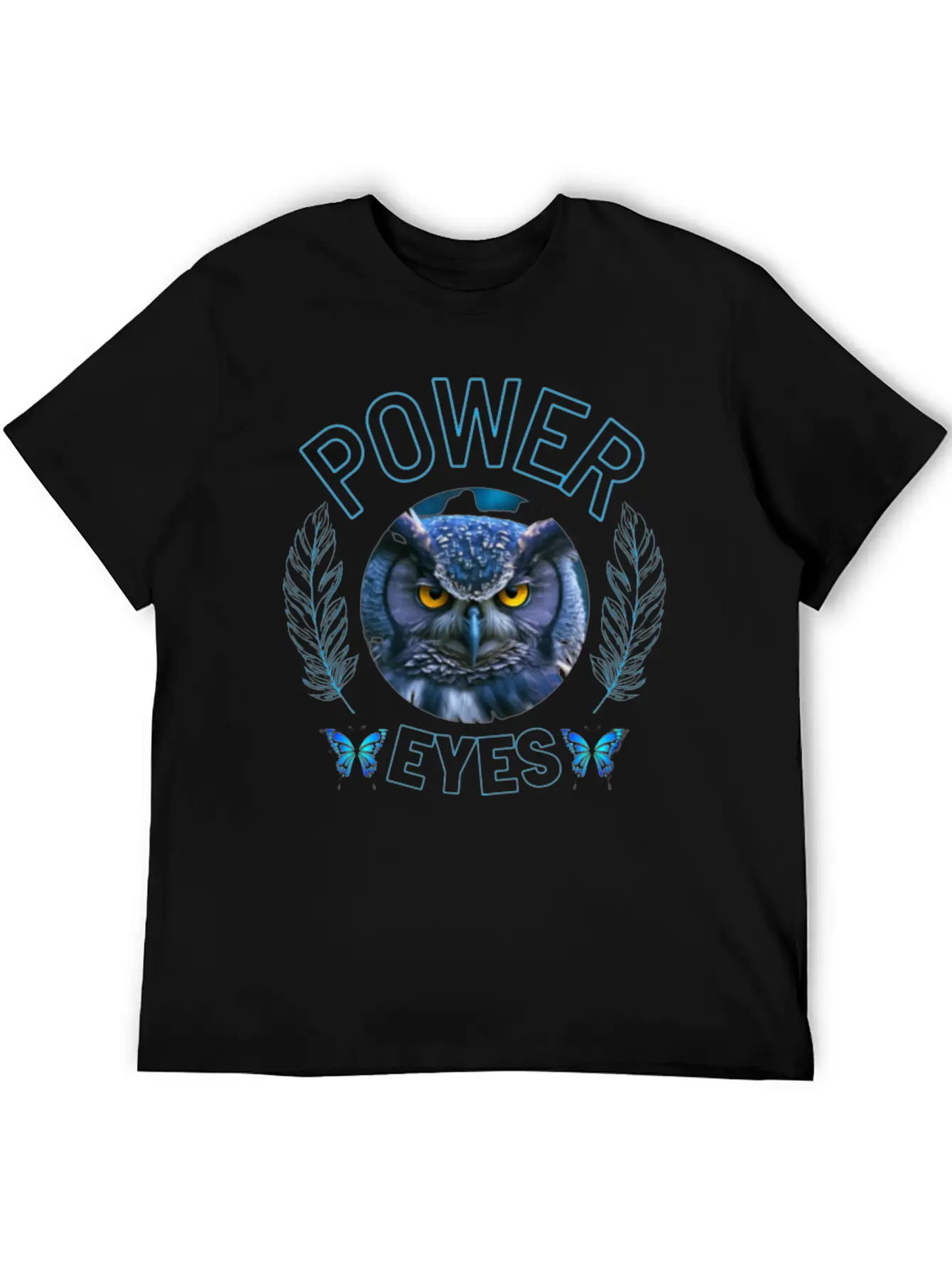 EYES OF OWL Unisex Casual T-Shirt – Clean Design For Daily Comfort