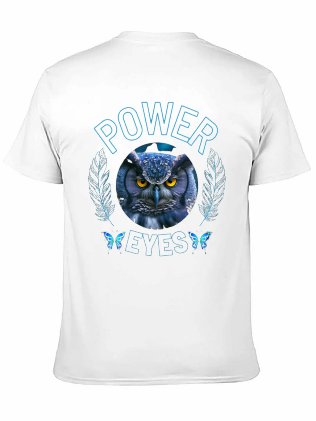 EYES OF OWL Unisex Casual T-Shirt – Clean Design For Daily Comfort