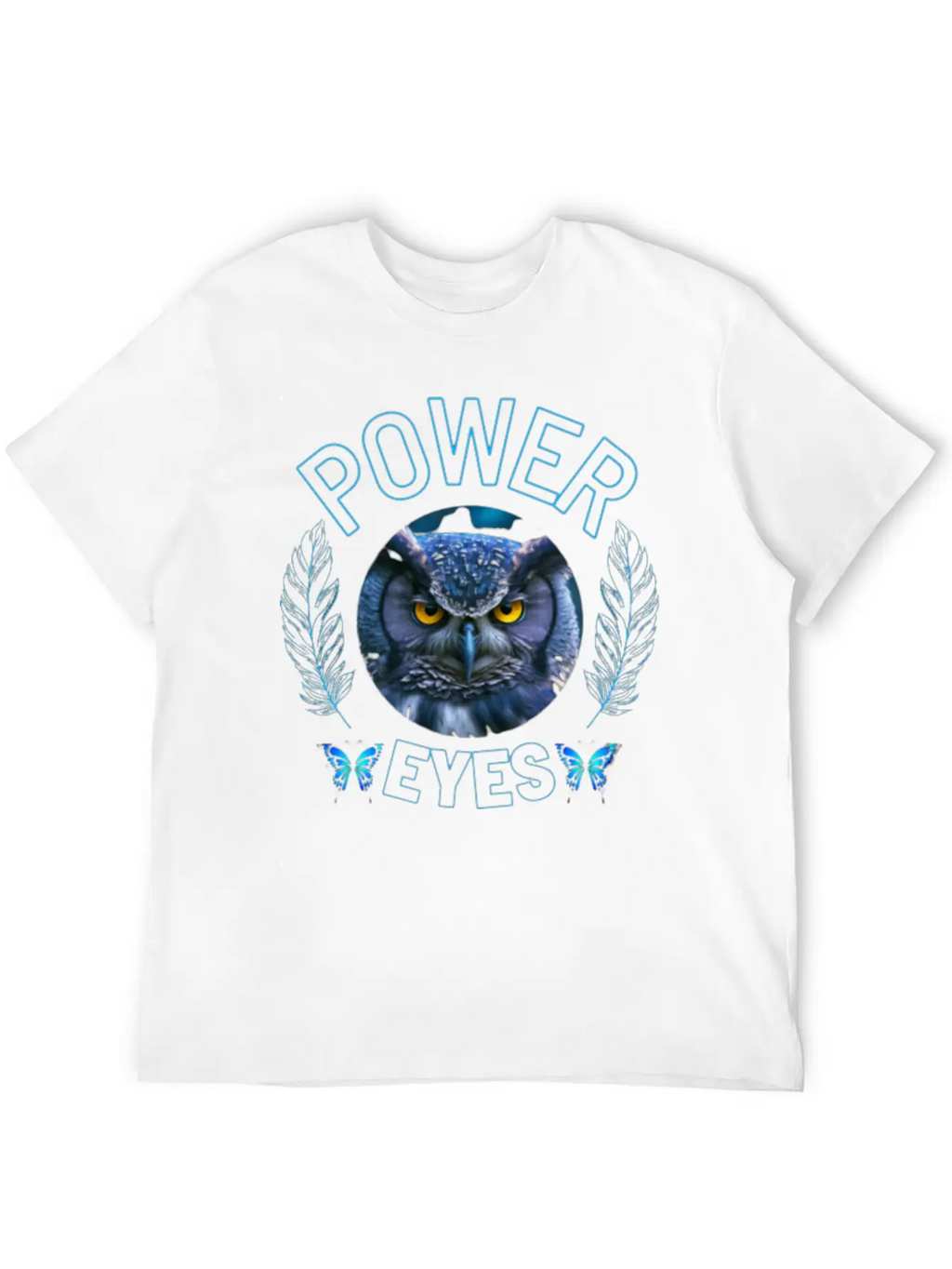 EYES OF OWL Unisex Casual T-Shirt – Clean Design For Daily Comfort