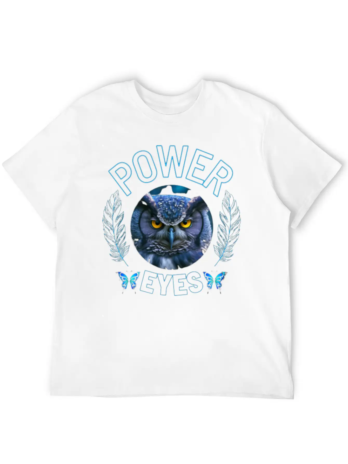 EYES OF OWL Unisex Casual T-Shirt – Clean Design For Daily Comfort