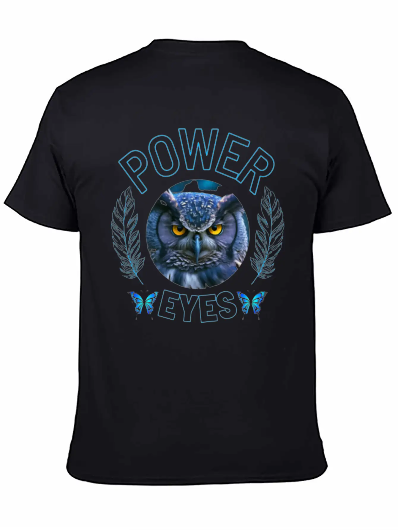 EYES OF OWL Unisex Casual T-Shirt – Clean Design For Daily Comfort