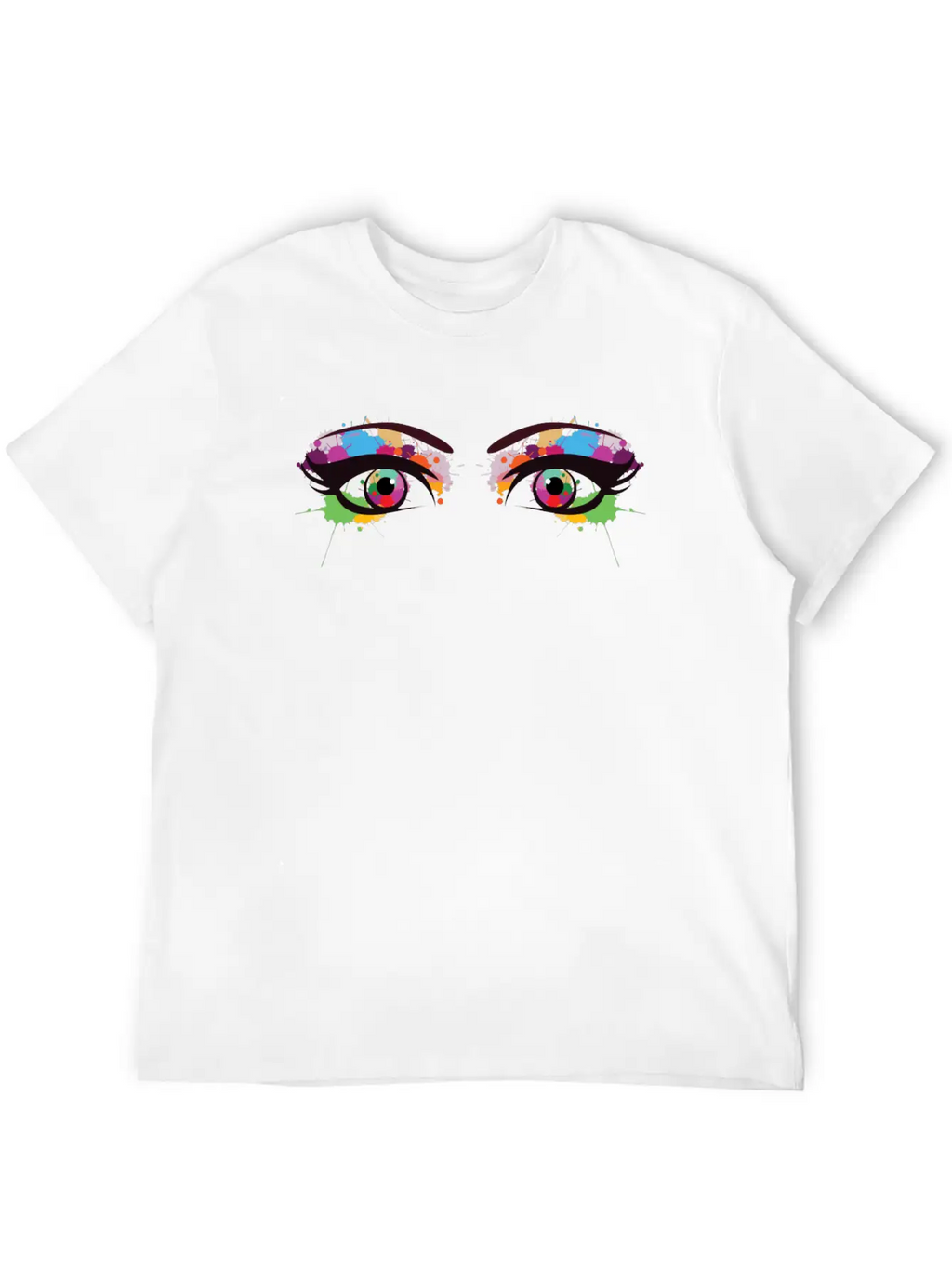 Eyes Unisex Short Sleeve Soft Cotton T-Shirt – Casual Everyday Wear
