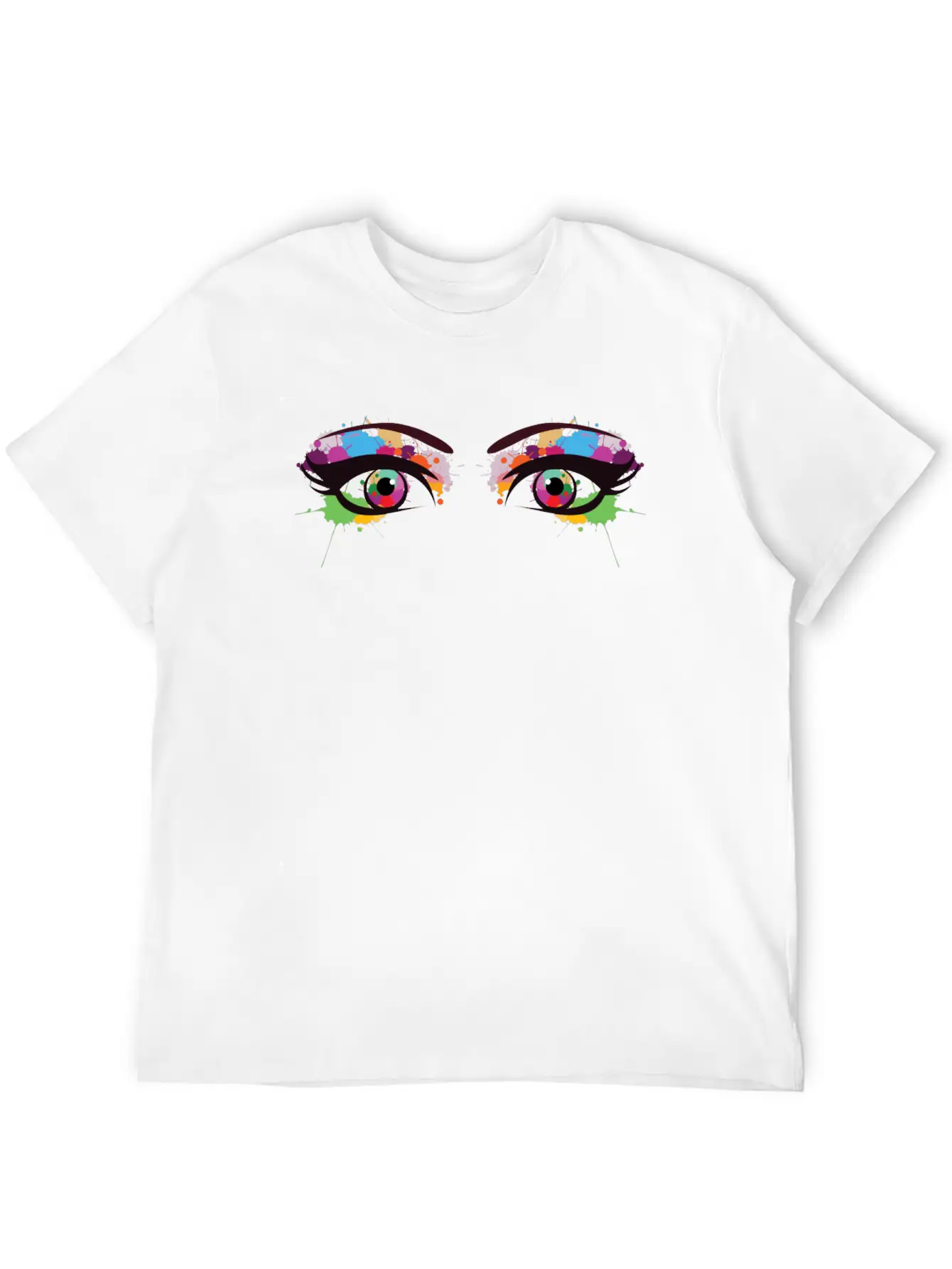 Eyes Unisex Short Sleeve Soft Cotton T-Shirt – Casual Everyday Wear