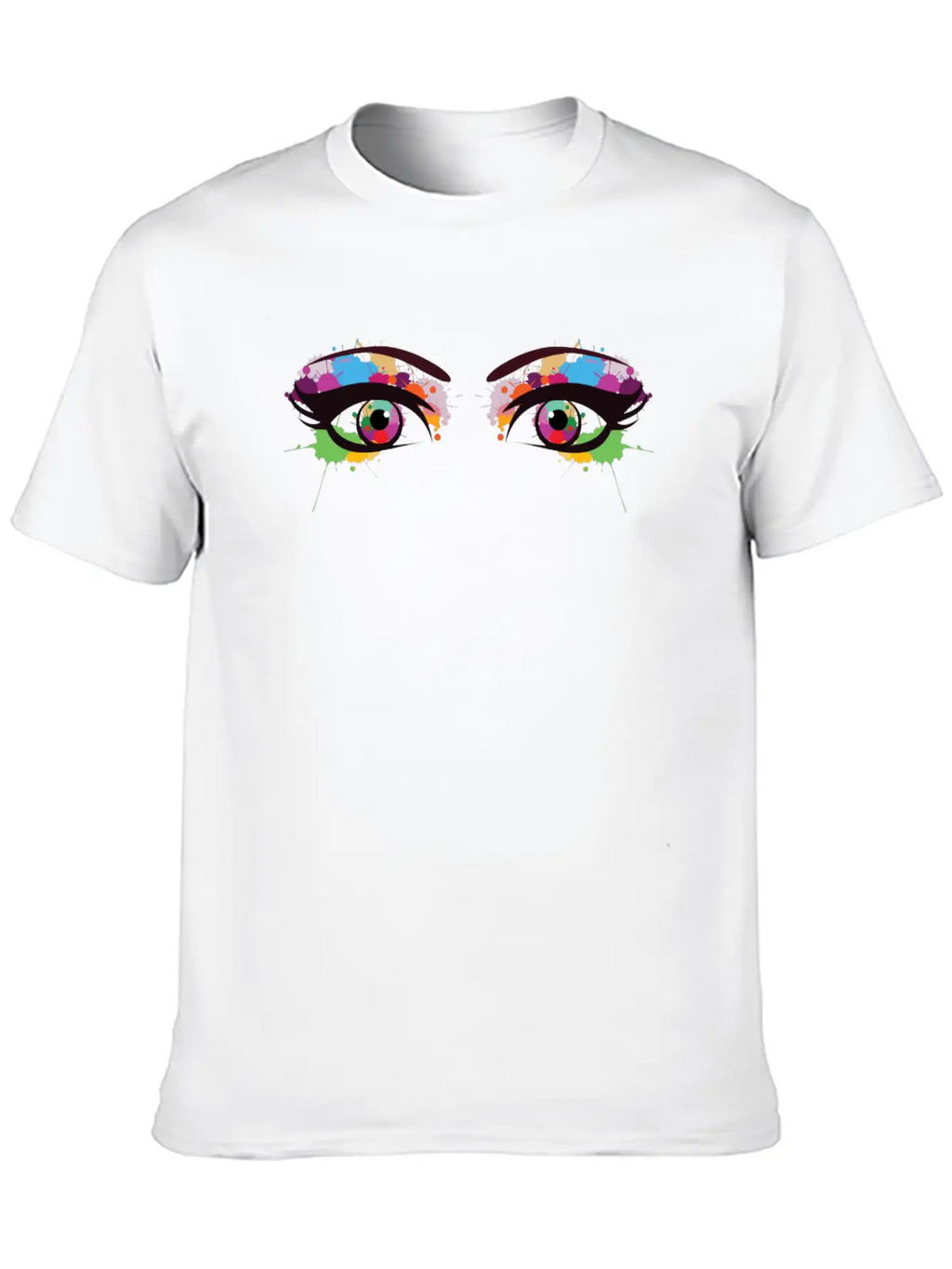 Eyes Unisex Short Sleeve Soft Cotton T-Shirt – Casual Everyday Wear