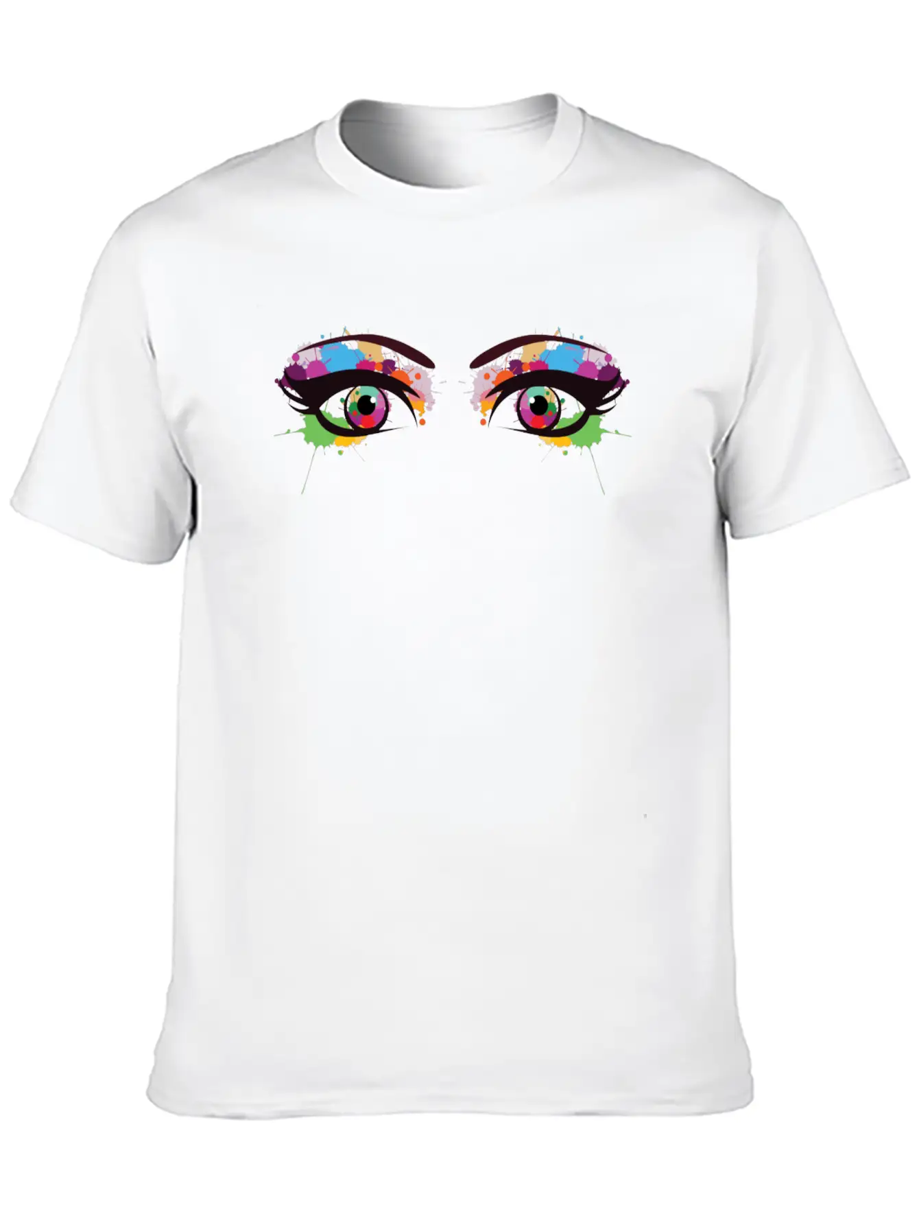 Eyes Unisex Short Sleeve Soft Cotton T-Shirt – Casual Everyday Wear