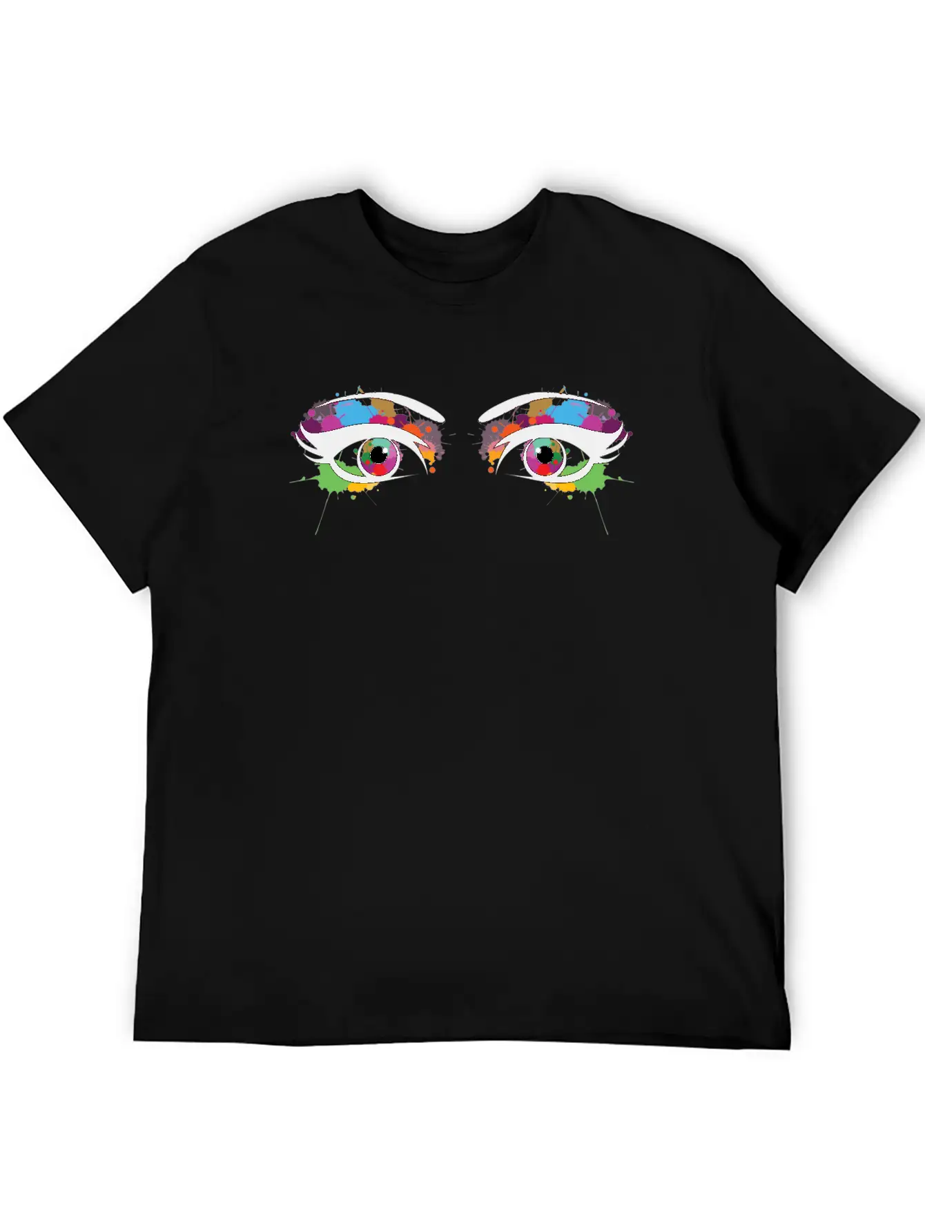 Eyes Unisex Short Sleeve Soft Cotton T-Shirt – Casual Everyday Wear