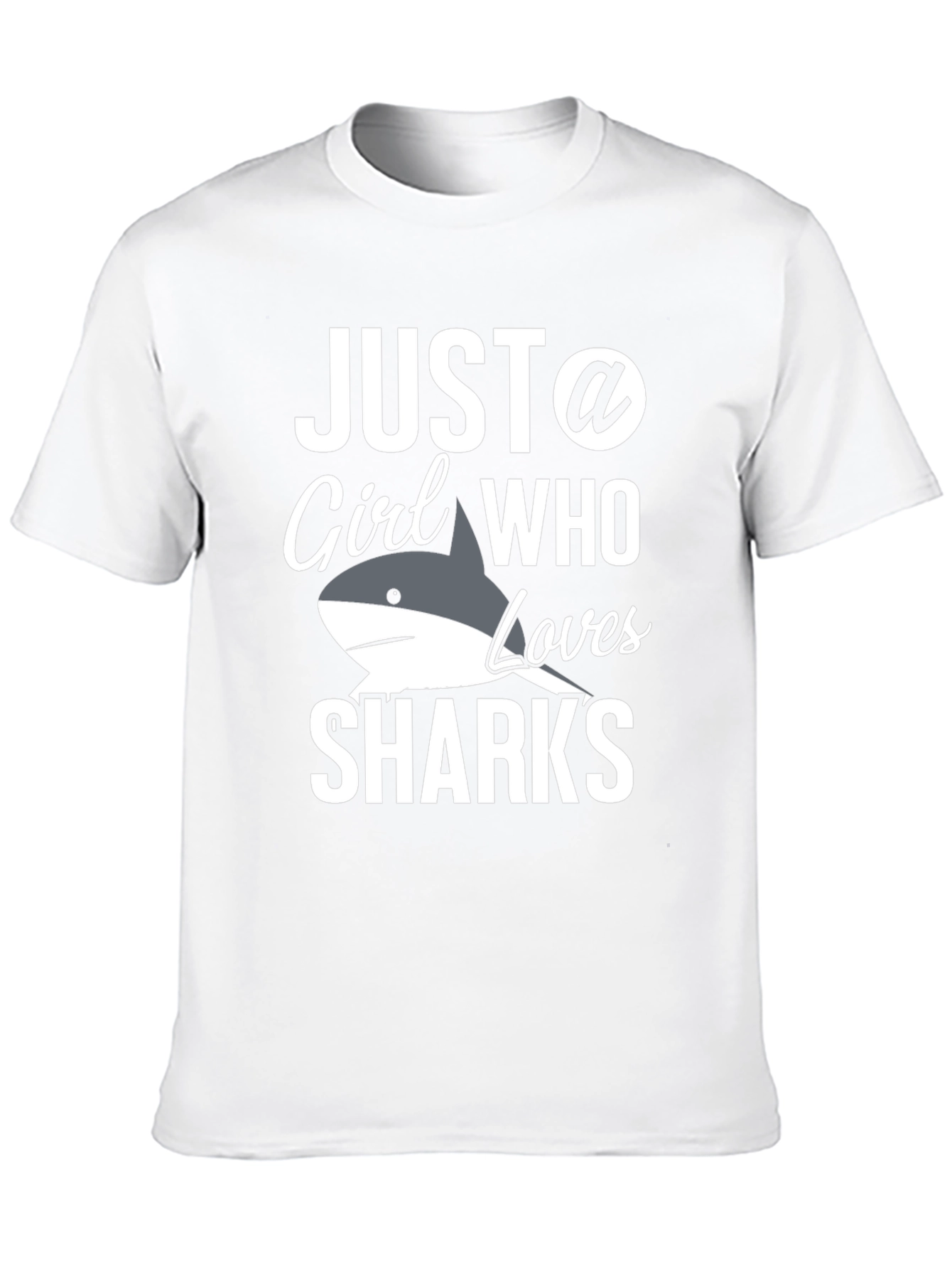 Just a Girl Who Loves Sharks T-Shirt