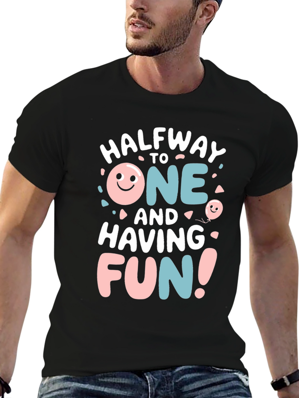 Halfway to One T-Shirt - Fun Birthday Tee