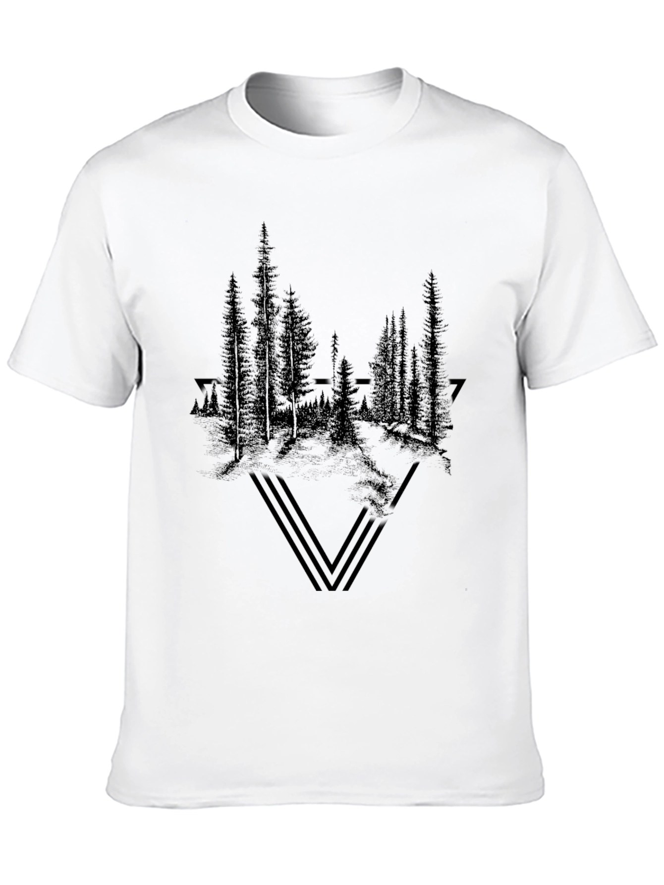 Black Forest Graphic T-Shirt - Mens Short Sleeve