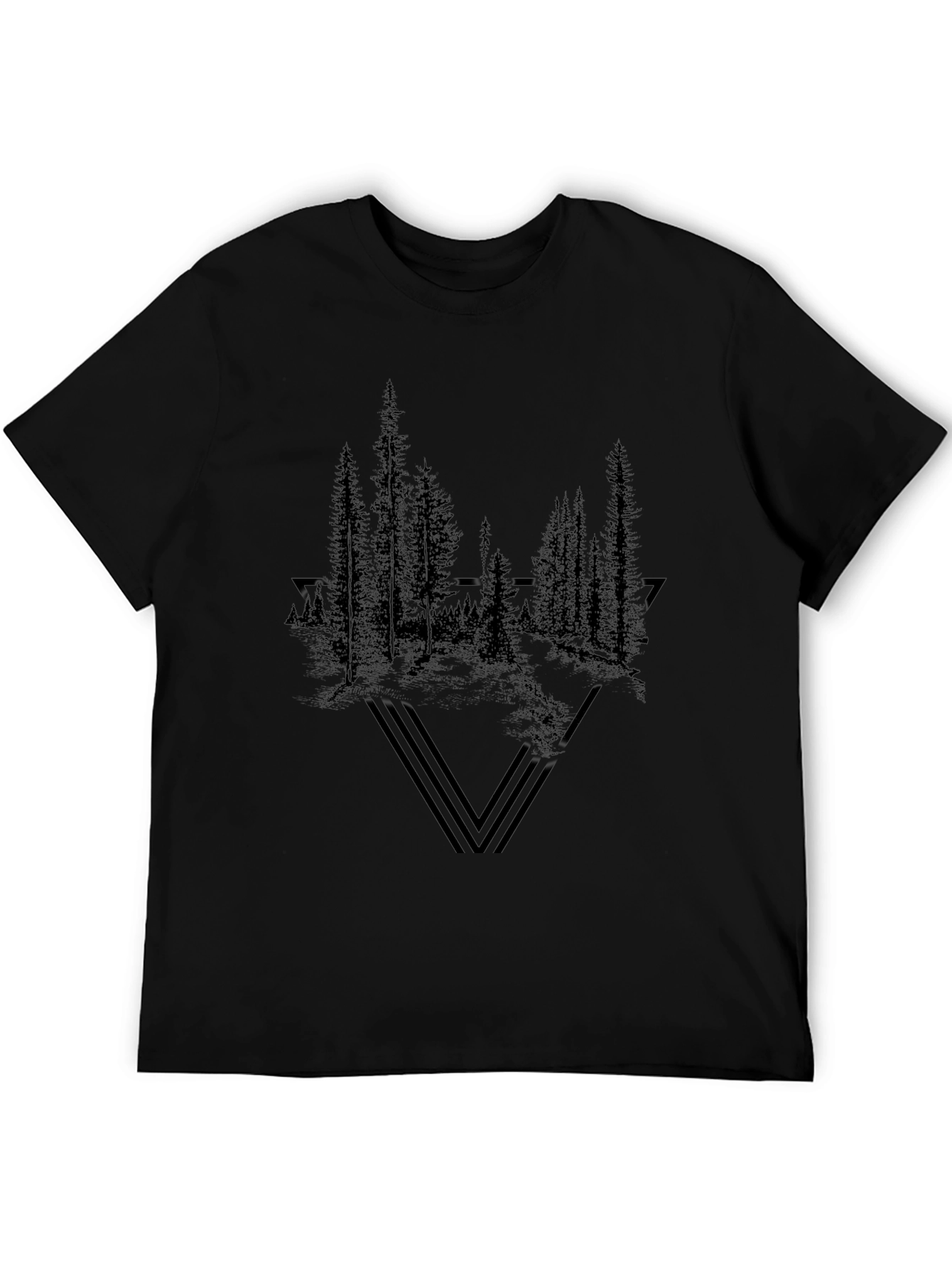 Black Forest Graphic T-Shirt - Mens Short Sleeve