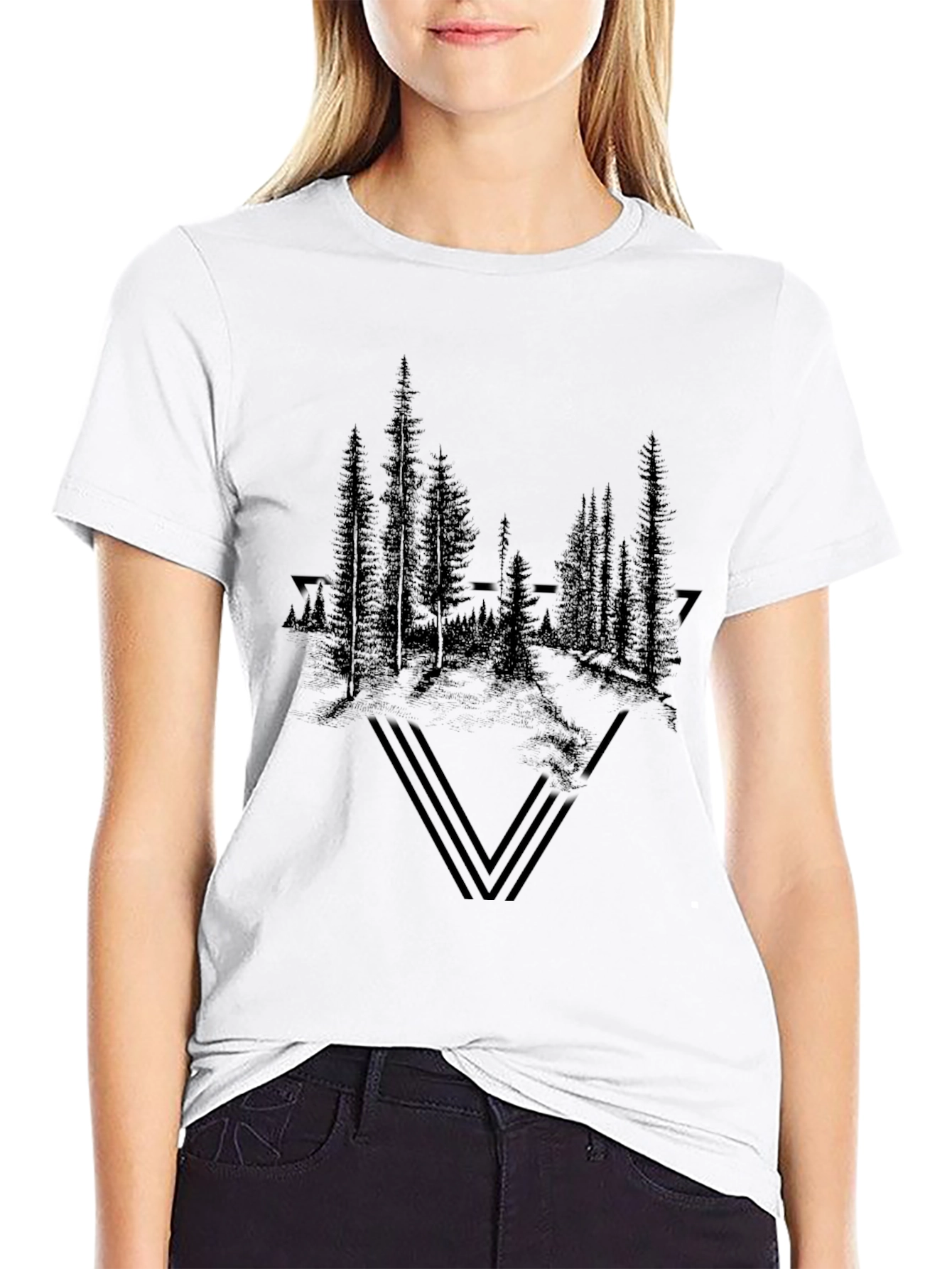 Black Forest Graphic T-Shirt - Mens Short Sleeve