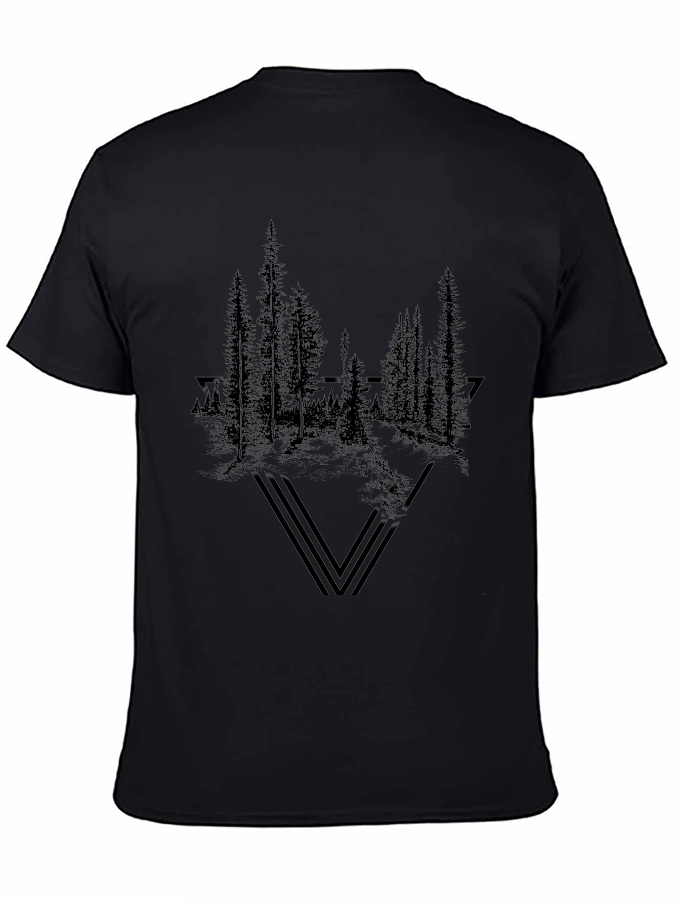 Black Forest Graphic T-Shirt - Mens Short Sleeve