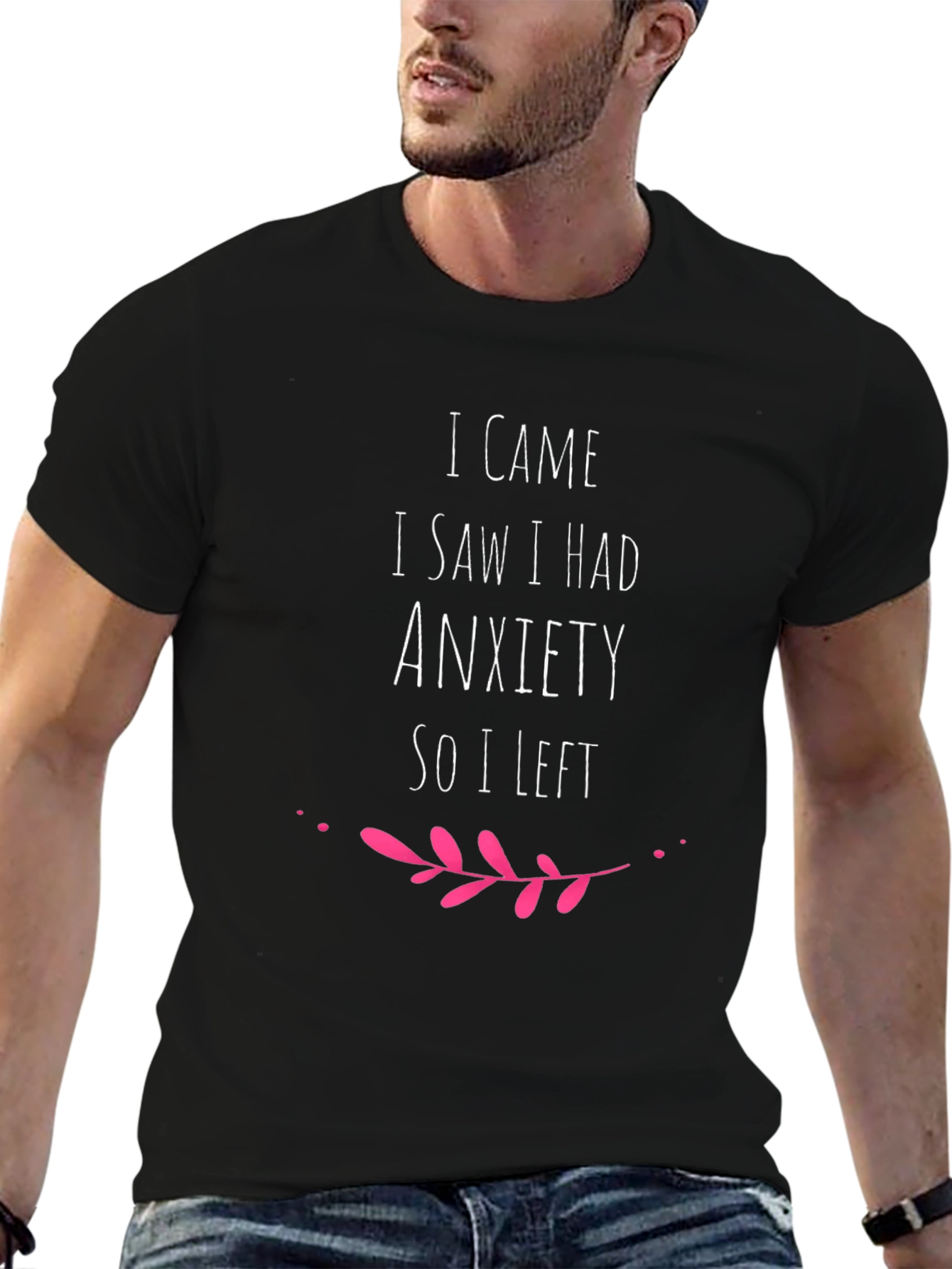 Anxiety Humor Tee - I Came I Saw I Had Anxiety So I Left T-Shirt