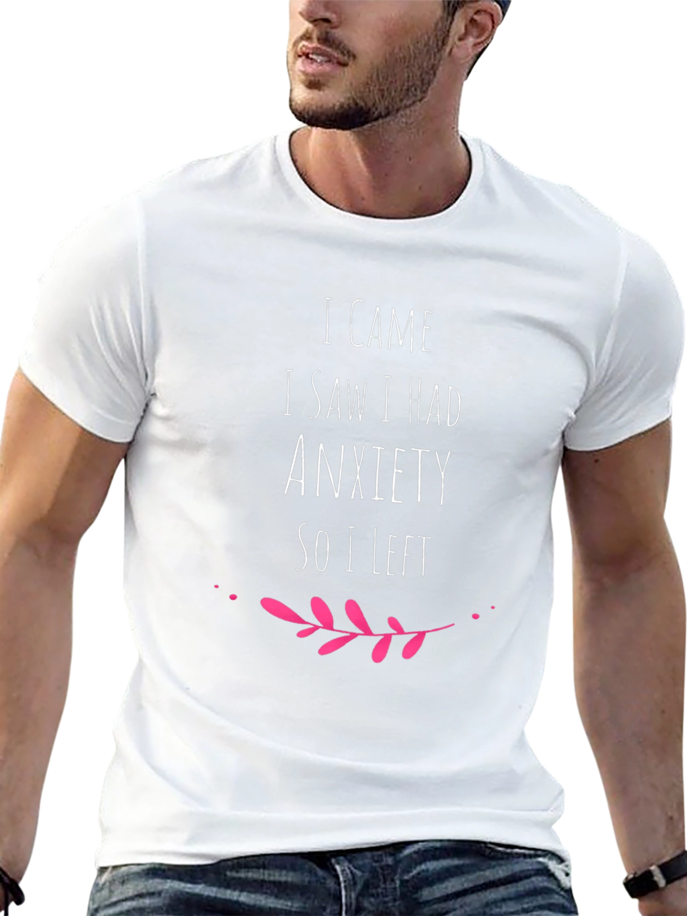 Anxiety Humor Tee - I Came I Saw I Had Anxiety So I Left T-Shirt