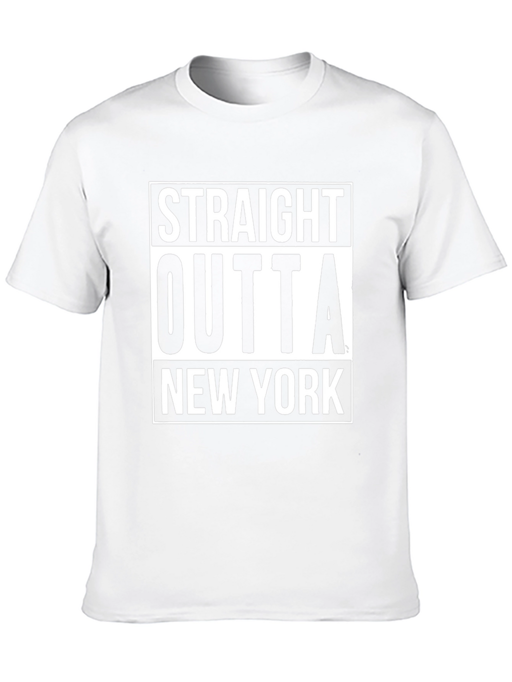 Straight Outta New York Black Graphic Tee