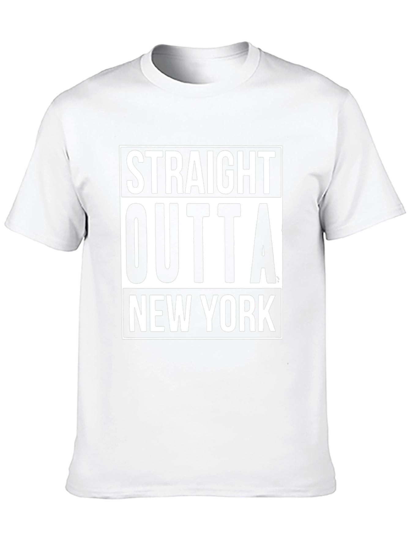 Straight Outta New York Black Graphic Tee