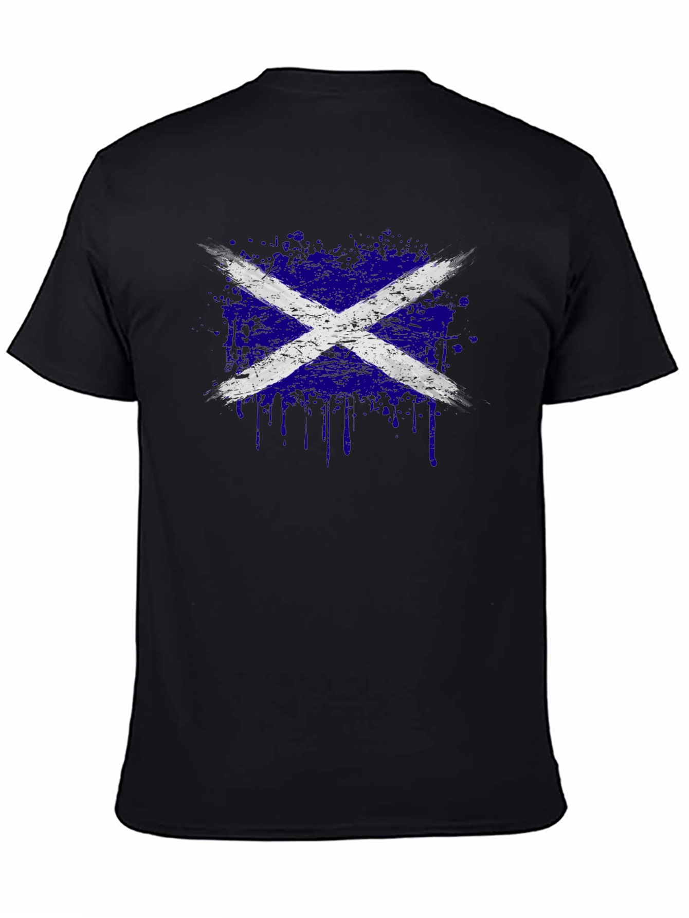 Distressed Scottish Flag Graphic Tee