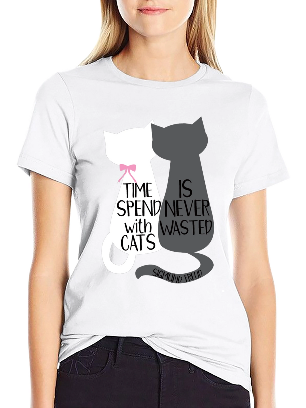 Cat Lover T-Shirt - Freud Quote