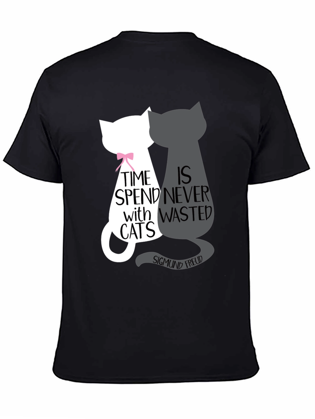 Cat Lover T-Shirt - Freud Quote