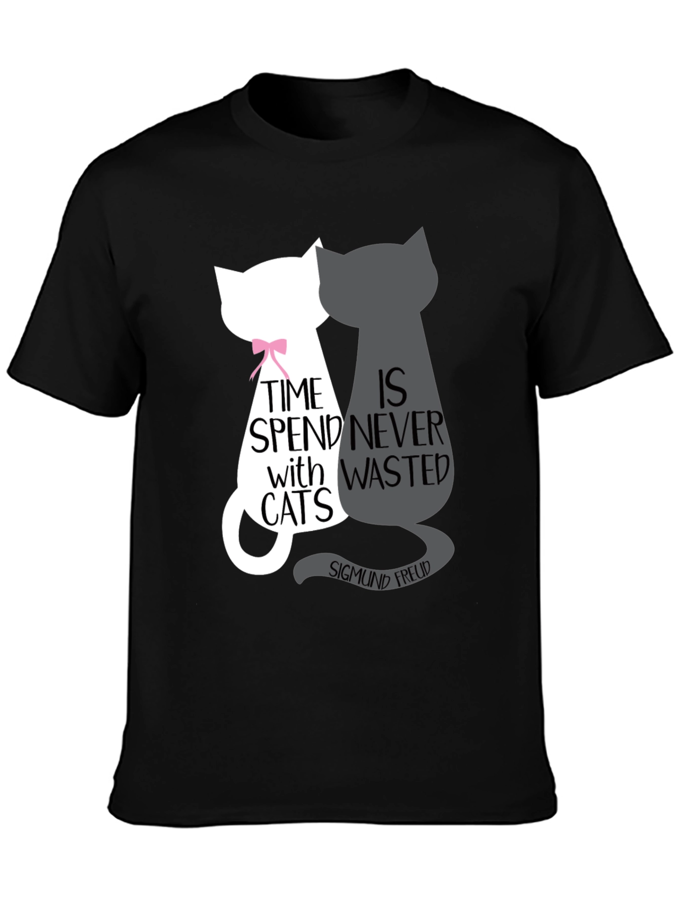 Cat Lover T-Shirt - Freud Quote