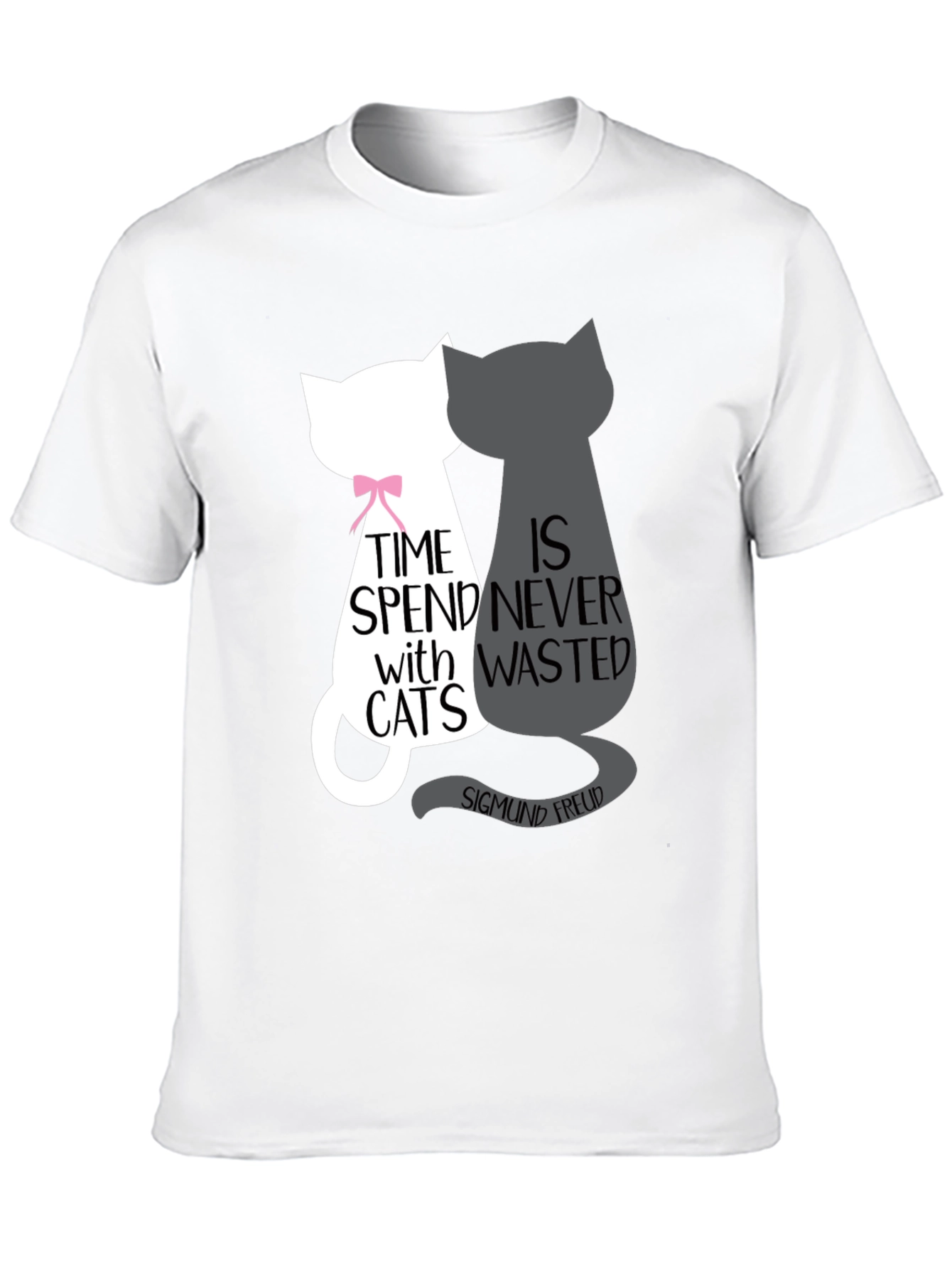 Cat Lover T-Shirt - Freud Quote