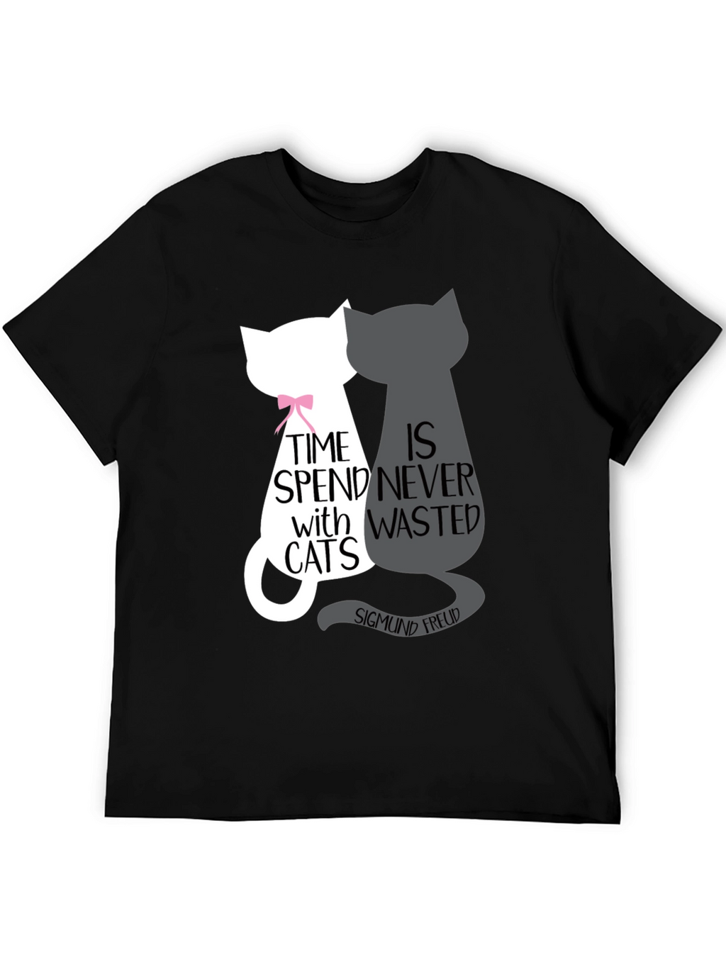 Cat Lover T-Shirt - Freud Quote