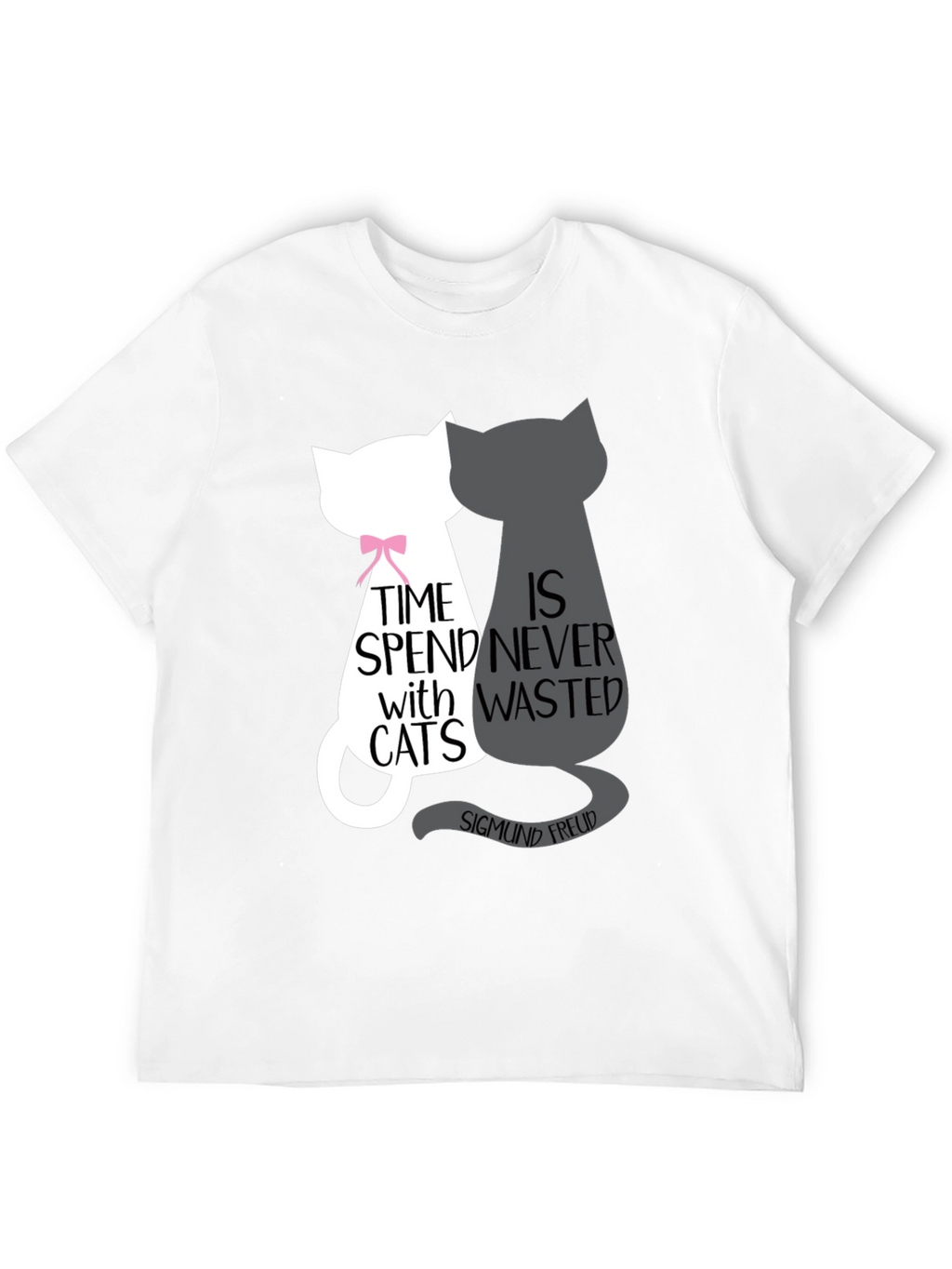 Cat Lover T-Shirt - Freud Quote