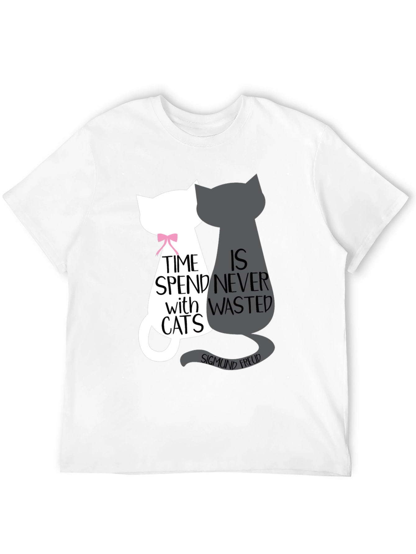 Cat Lover T-Shirt - Freud Quote