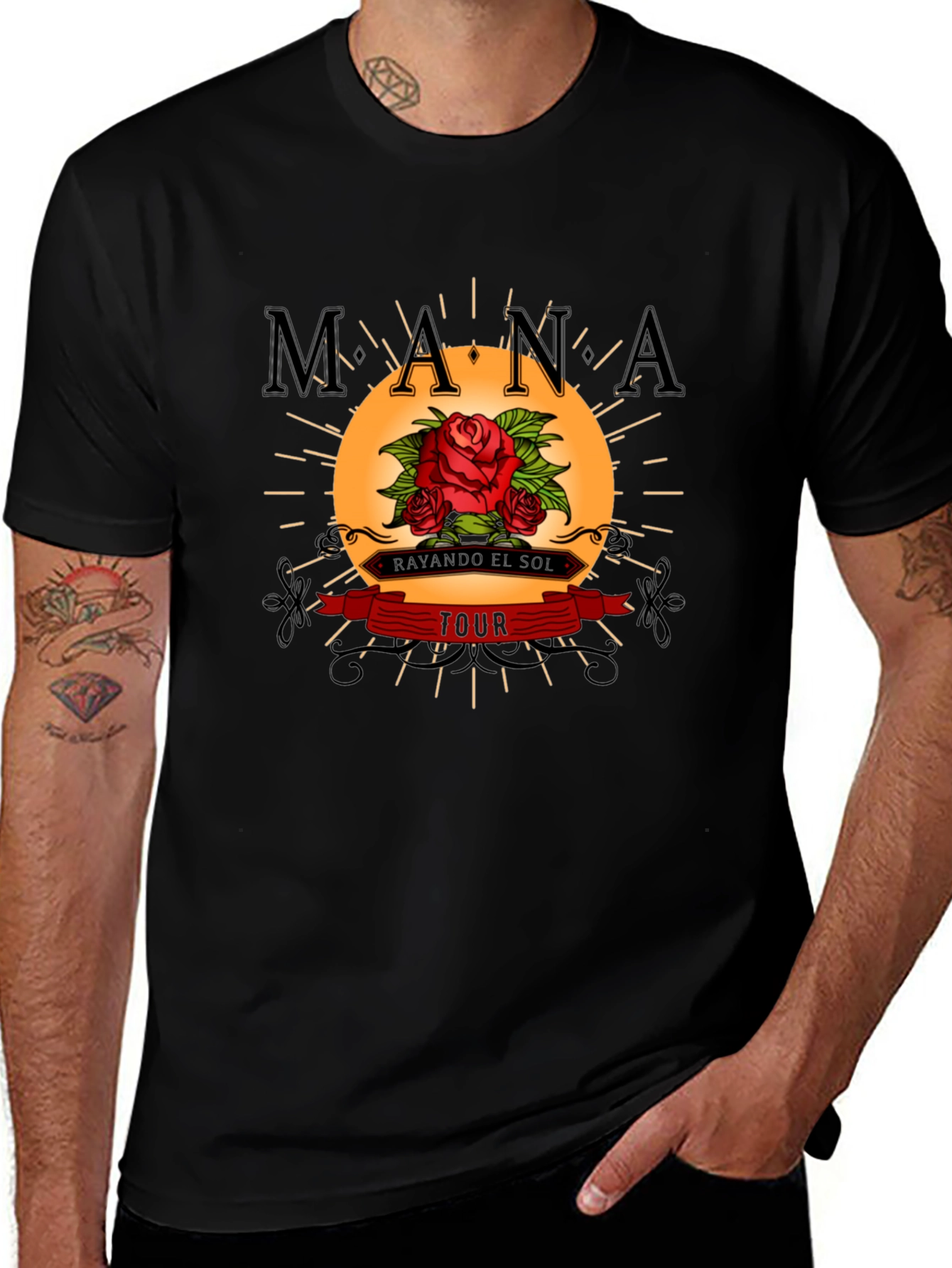 Maná Rayando El Sol Tour T-Shirt