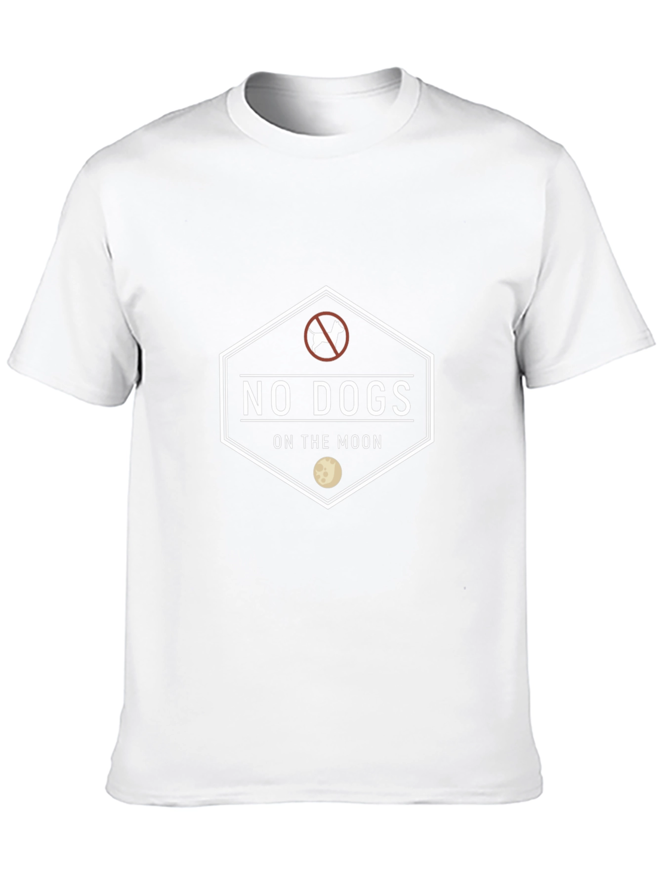 No Dogs on the Moon Graphic T-Shirt