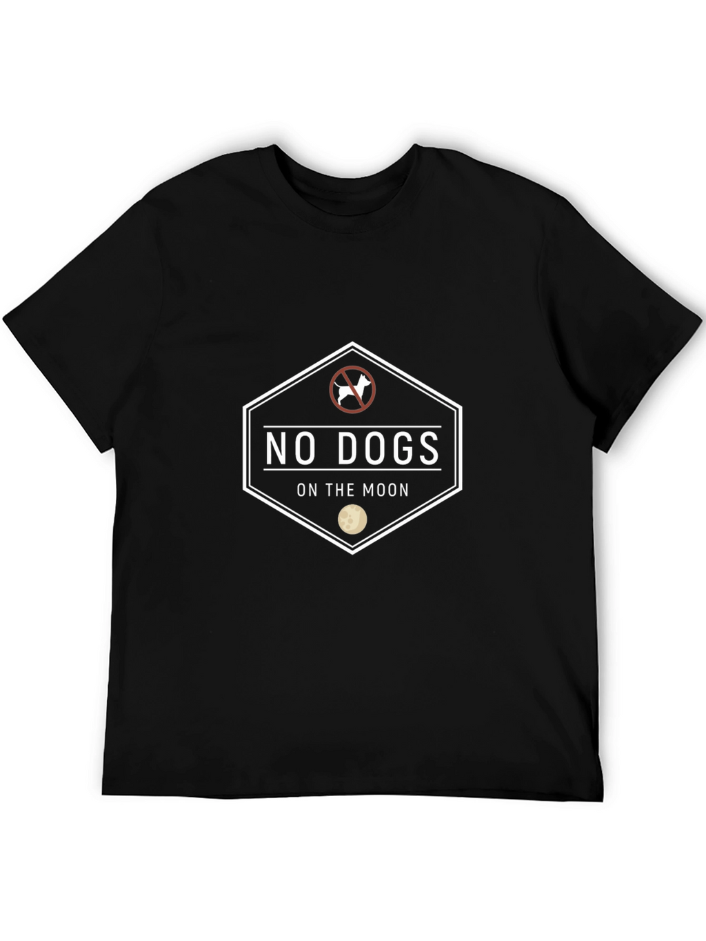 No Dogs on the Moon Graphic T-Shirt