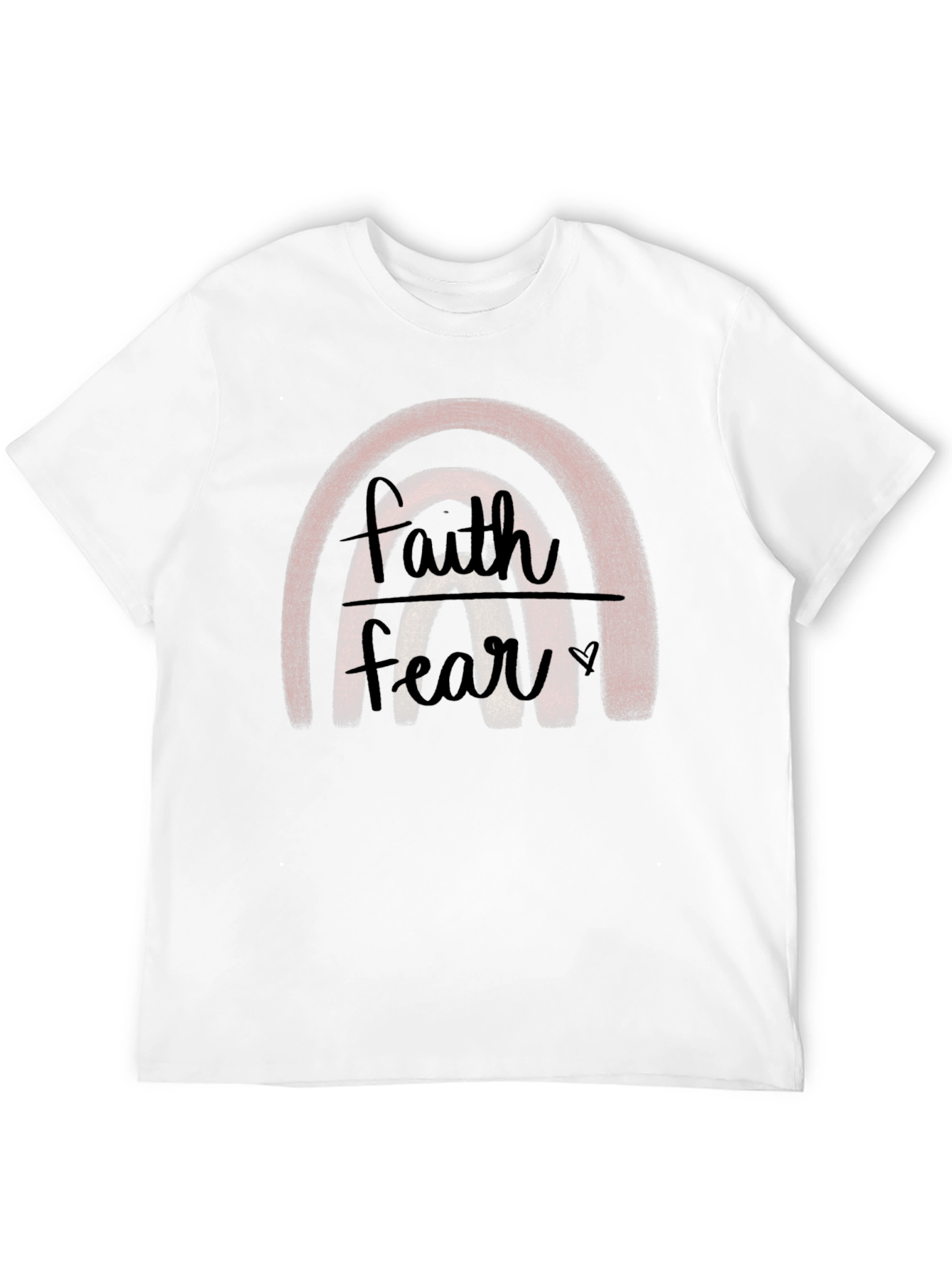 Faith Over Fear Rainbow T-Shirt