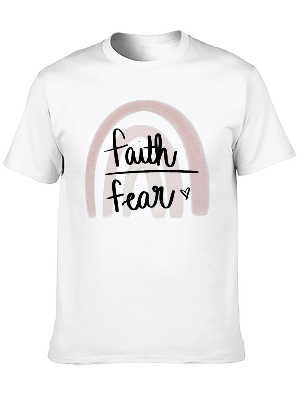 Faith Over Fear Rainbow T-Shirt