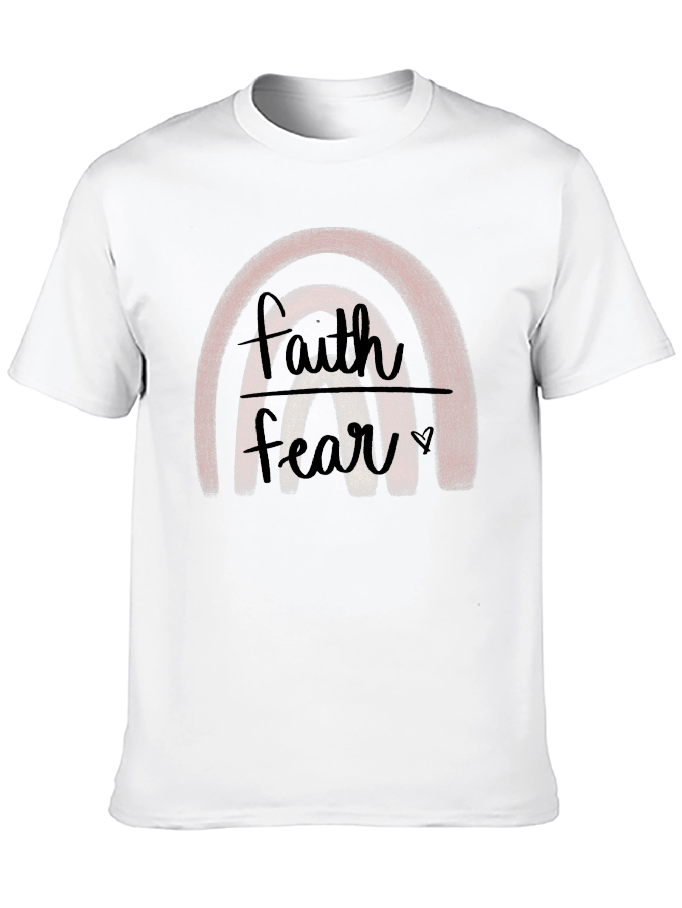 Faith Over Fear Rainbow T-Shirt