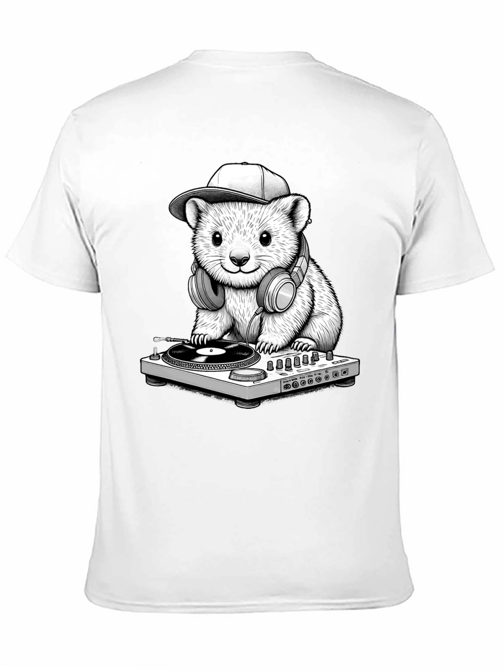 DJ Hamster Graphic T-Shirt