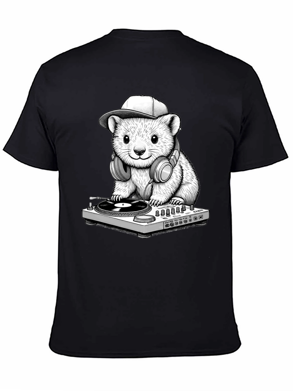 DJ Hamster Graphic T-Shirt