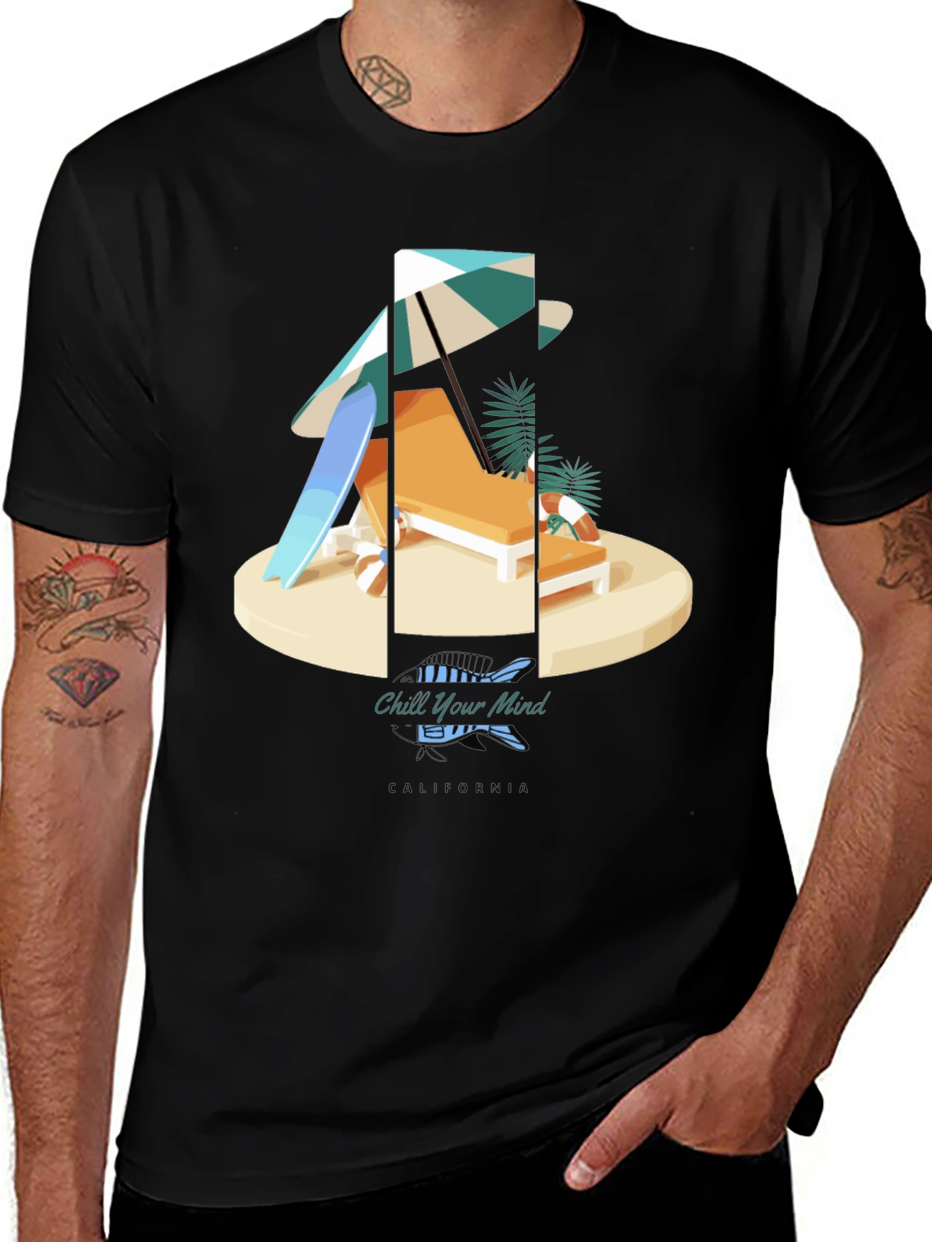 Chill Your Mind Beach T-Shirt