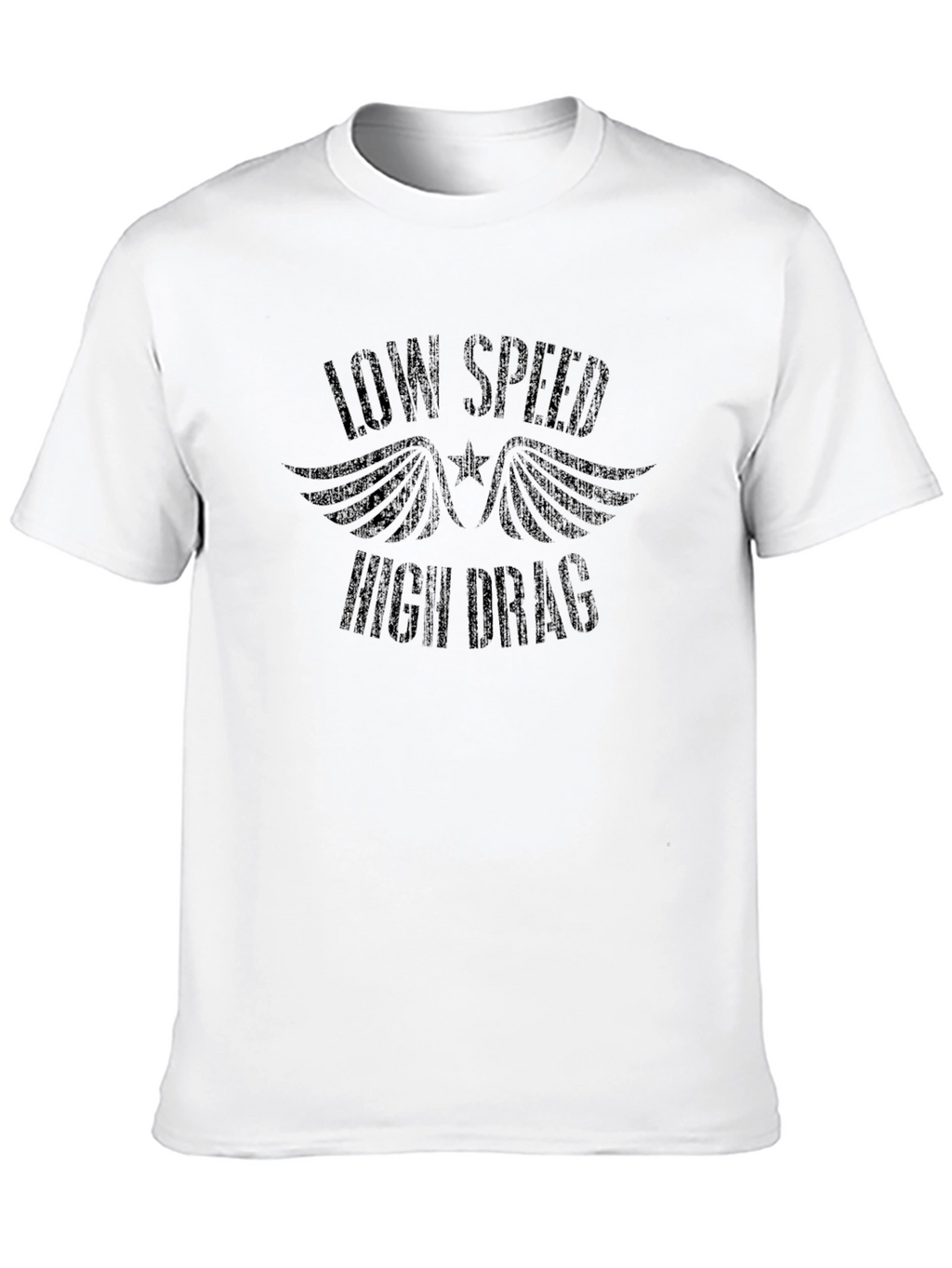 Low Speed High Drag Black T-Shirt