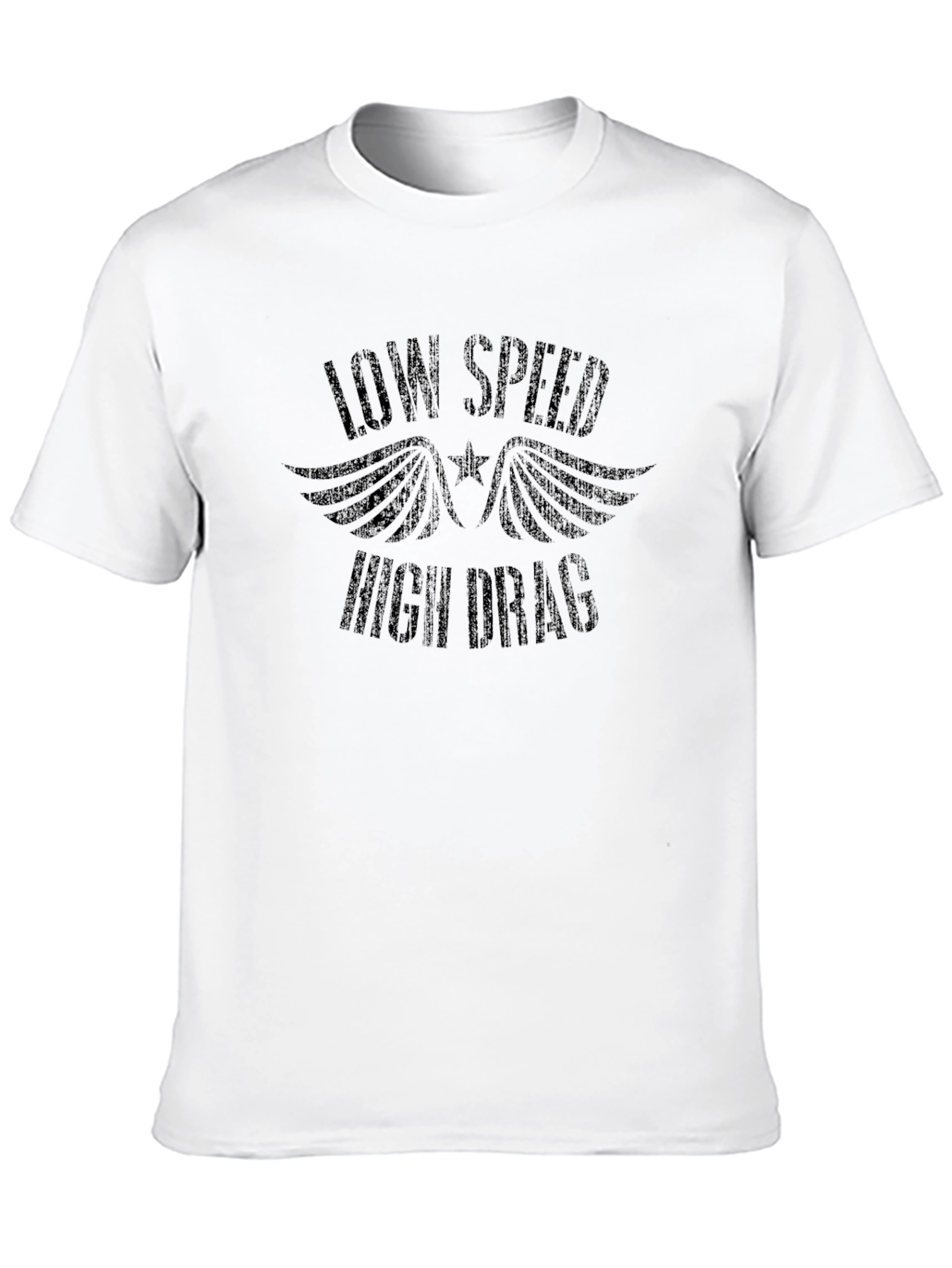 Low Speed High Drag Black T-Shirt